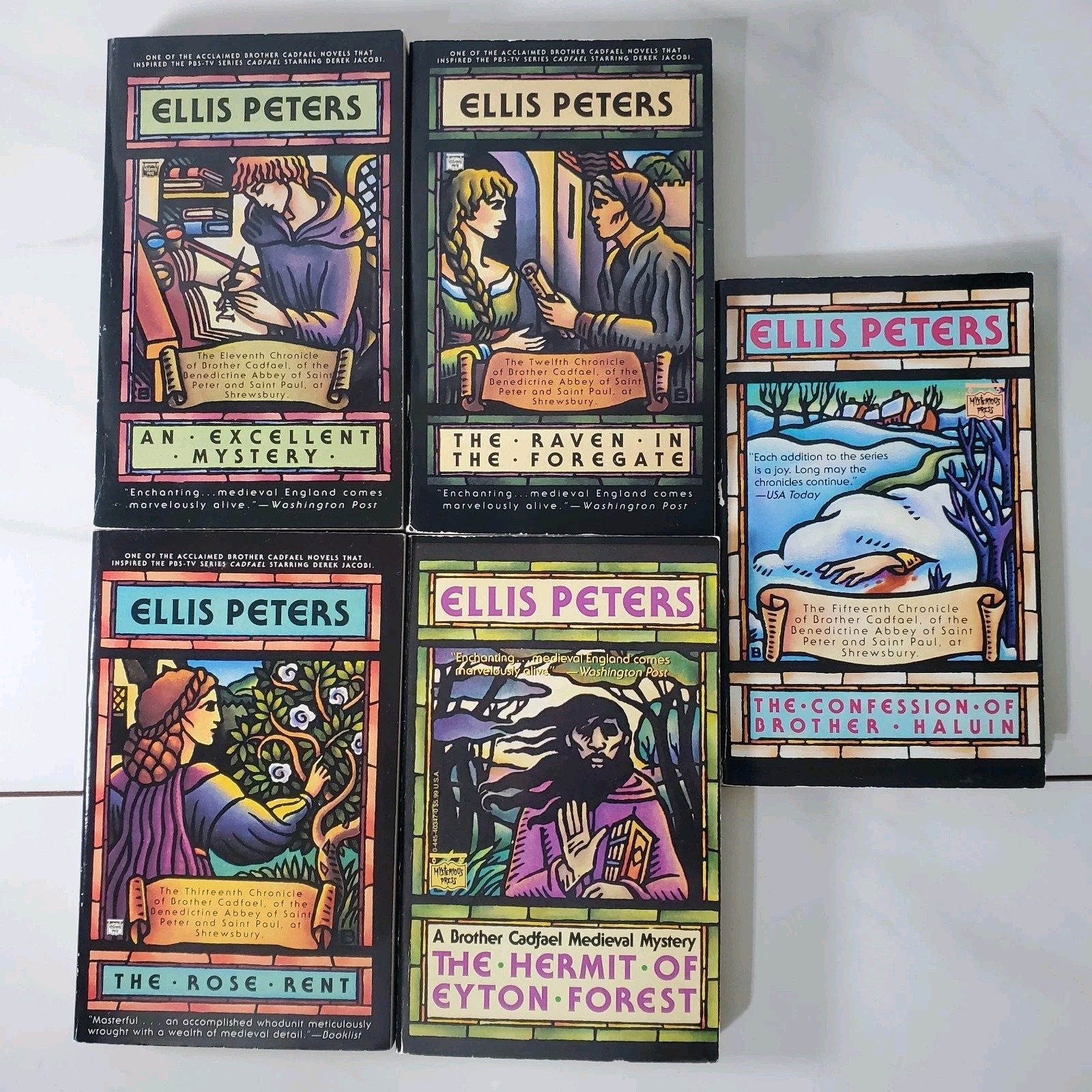 Ellis Peters Brother Cadfael Mystery Paperbacks Lot 20 Books