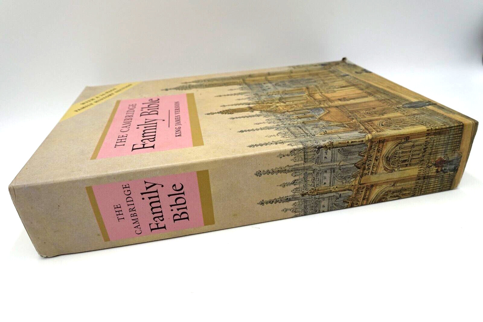 RARE The Cambridge Family Bible Hardcover w/ Box *HAS FLAWS READ DESCRIPTION*