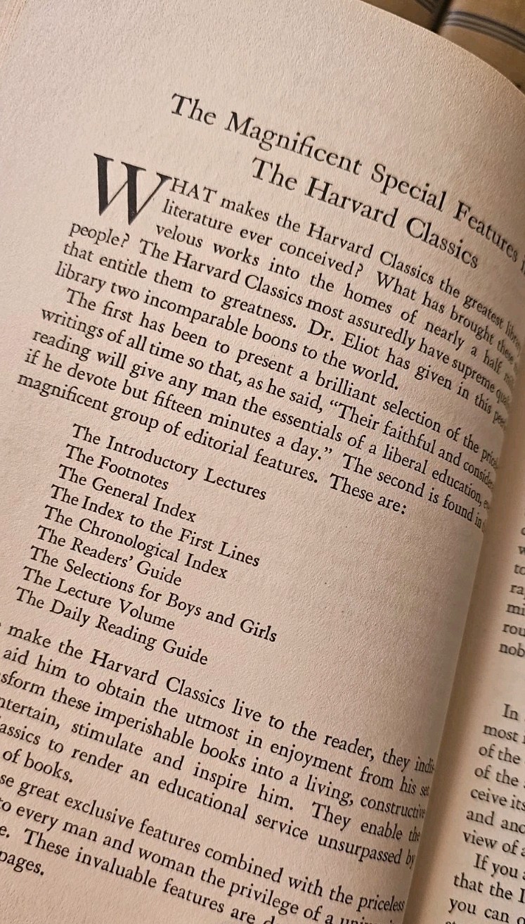 1930s Harvard Classics 5 Foot Shelf Of Books 51 Volume (#35 missing) Library Iss