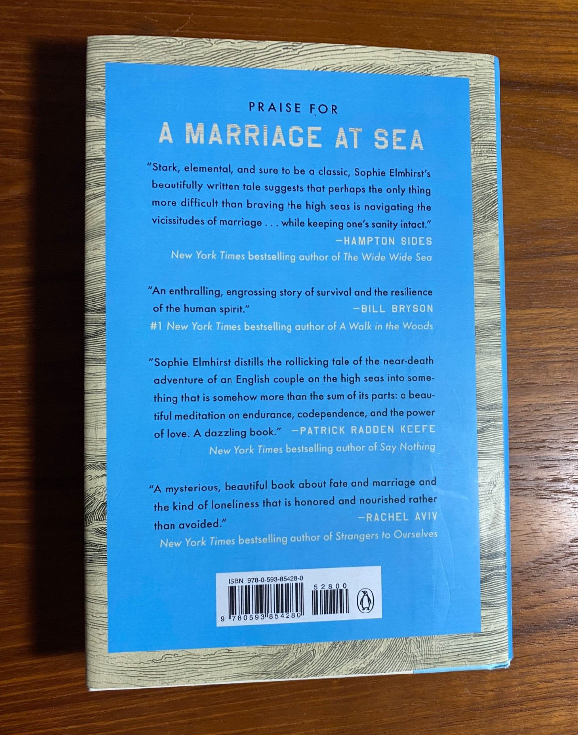 A Marriage at Sea Sophie Elmhirst 2025 HC Riverhead True Story Shipwreck