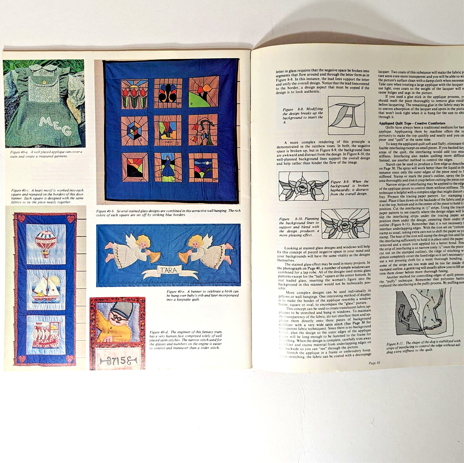 SG Reeder ed. SUCCESSFUL MACHINE APPLIQUE Barbara Lee 1978 PP VG Vtg Handbook