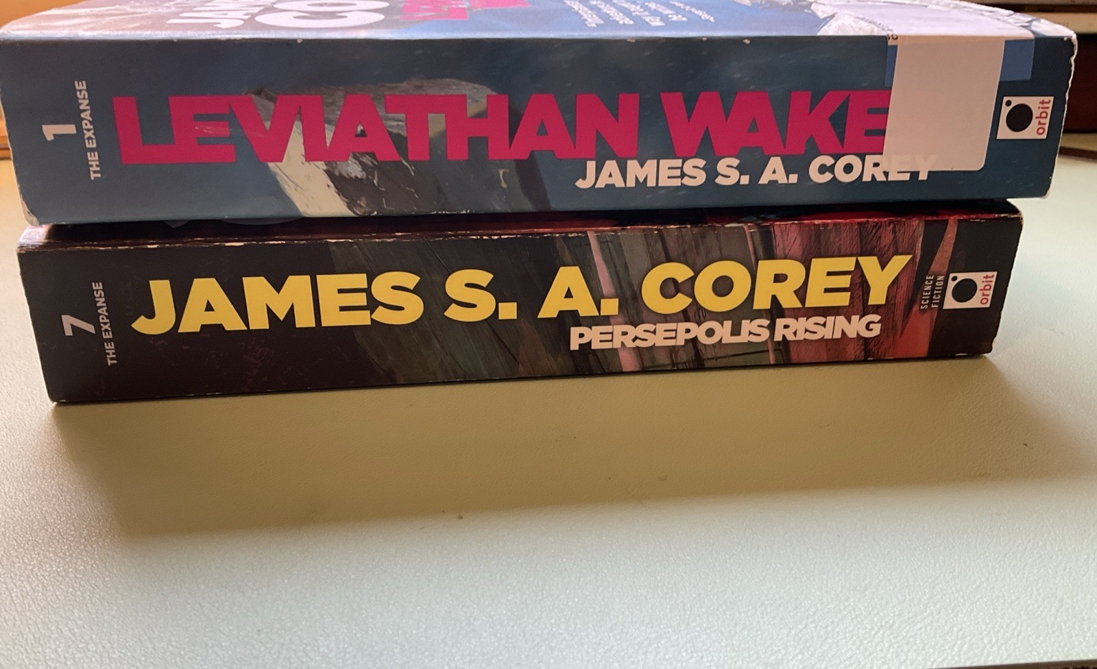 Books 1 & 7 From The Expanse Series By James S.A. Corey PB