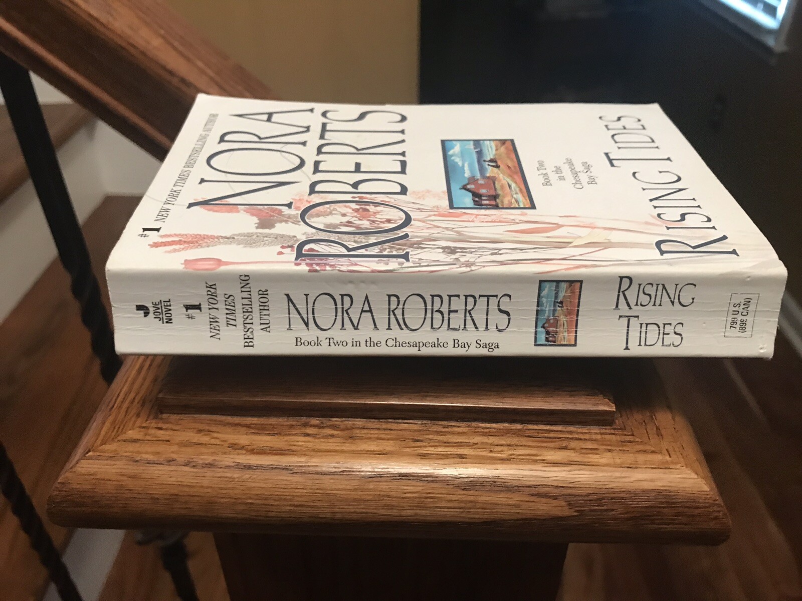 1998 „Rising Tides“ Book by Nora Roberts – Used, 342 Pages, Paperback