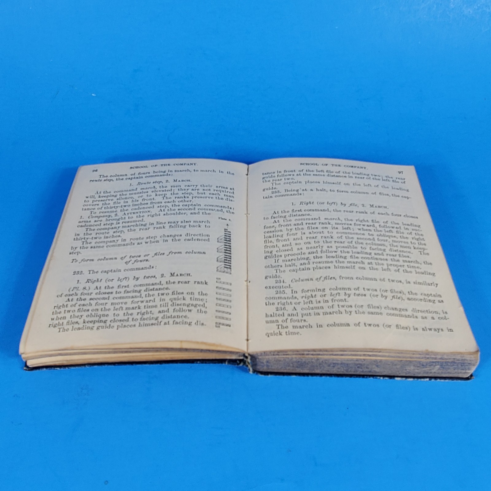 United States Army Infantry Tactics Book Upton 1886 American Military Antique