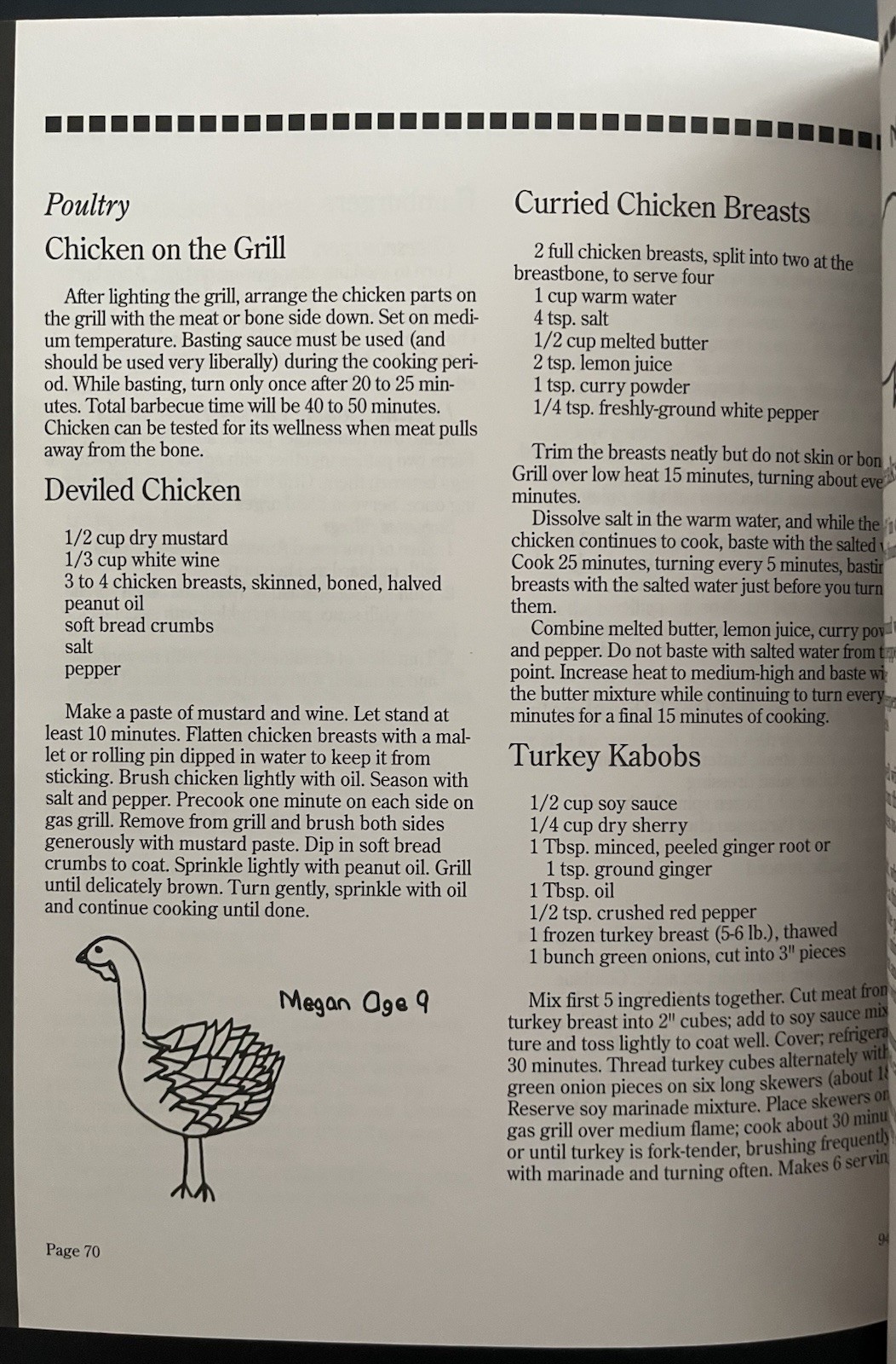 1994 DUCANE GAS GRILLS INSTRUCTION MANUAL AND COOKBOOK RECIPES 104 PAGES