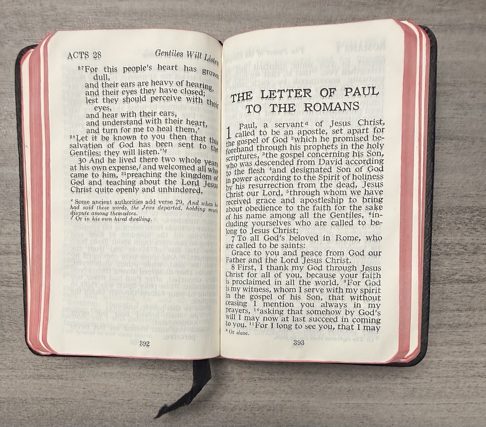 VTG Thinline 1946 Pocket New Testament RSV Black Leather 691X Nelson ~ 4.9″ x 3″