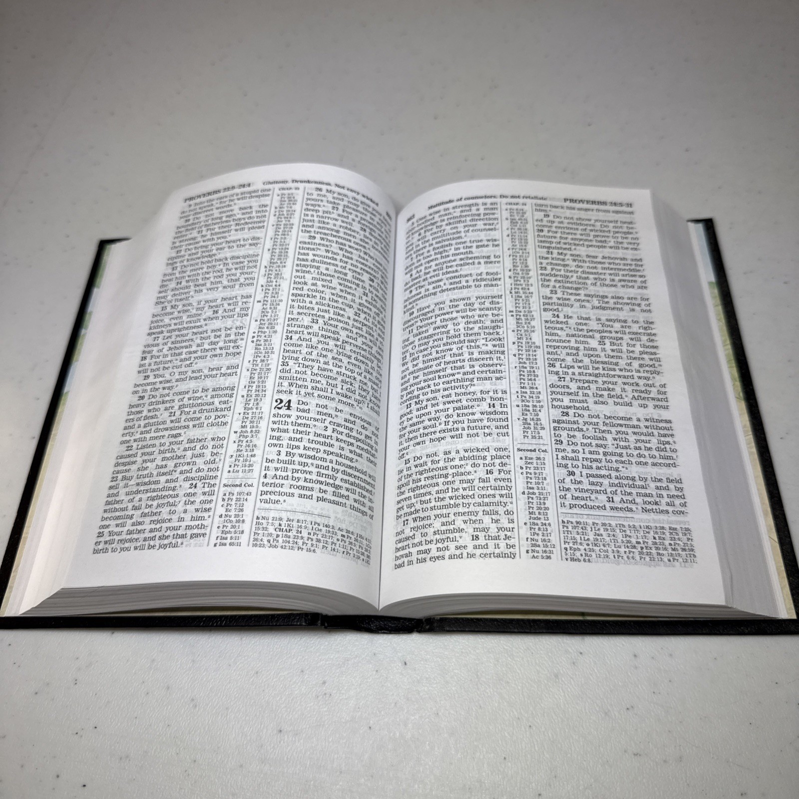 New World Translation of the Holy Scriptures Pocket Bible 1984 Faux Leather VTG