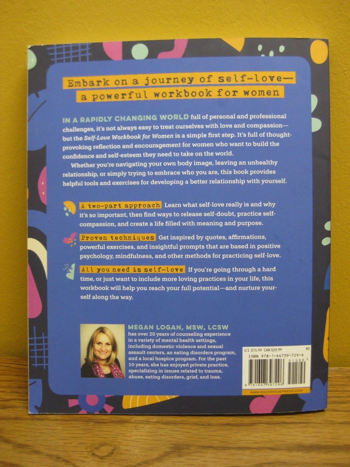 Self-Love Workbook for Women by Megan Logan Release Self-Doubt 2000 Trade PB