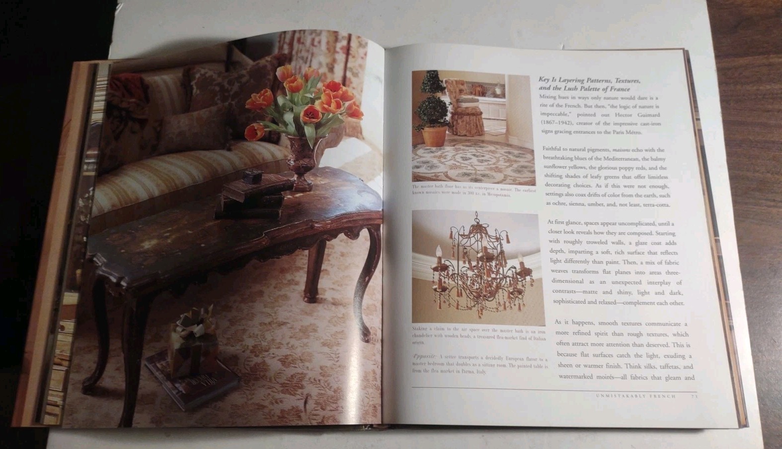 Unmistakably French by Betty Lou Phillips 2003 Hardcover Gibbs Smith Publisher.