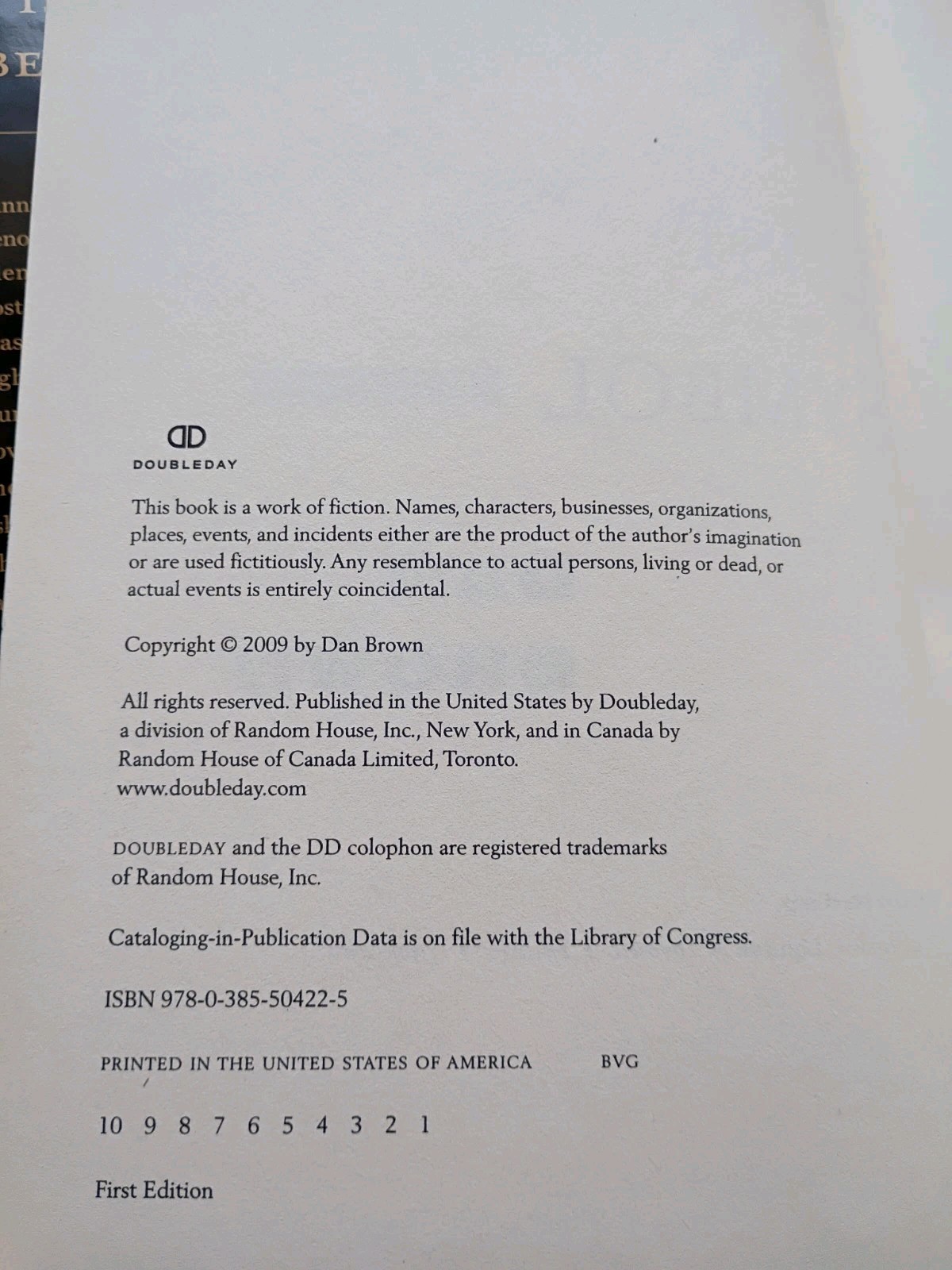 Dan Brown 6 FIRST EDITION Hardcovers – 5 Book Robert Langdon Series + Two More