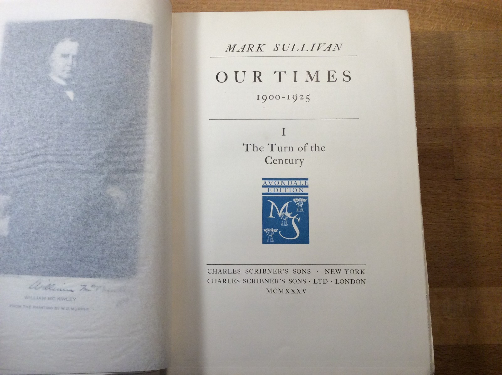 Our Times, 6 Volume Hardcove Set, SIGNED Mark Sullivan, Limited Numbered Edition
