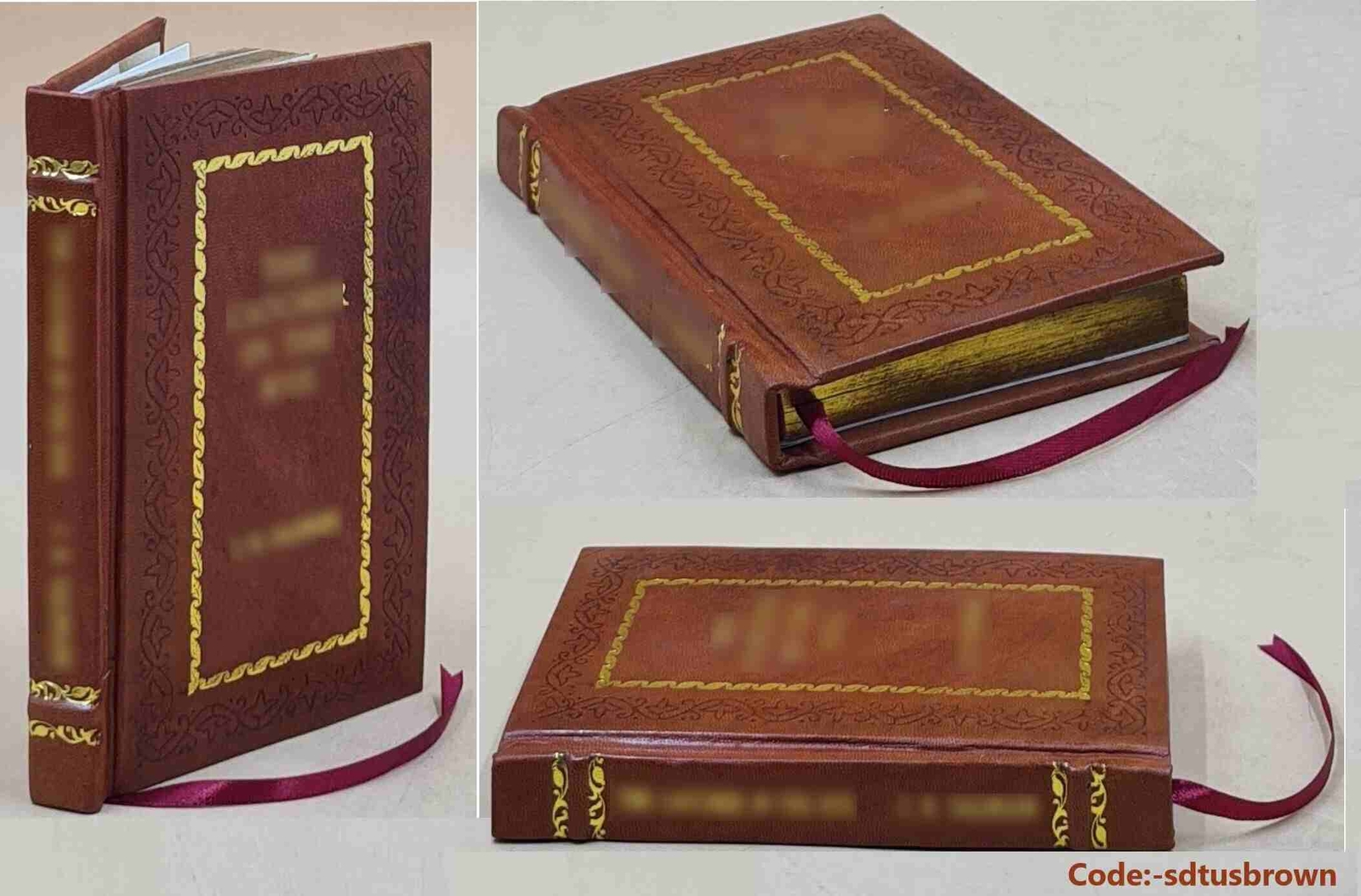 Manual de Vida by Epicteto [PREMIUM LEATHER BOUND]