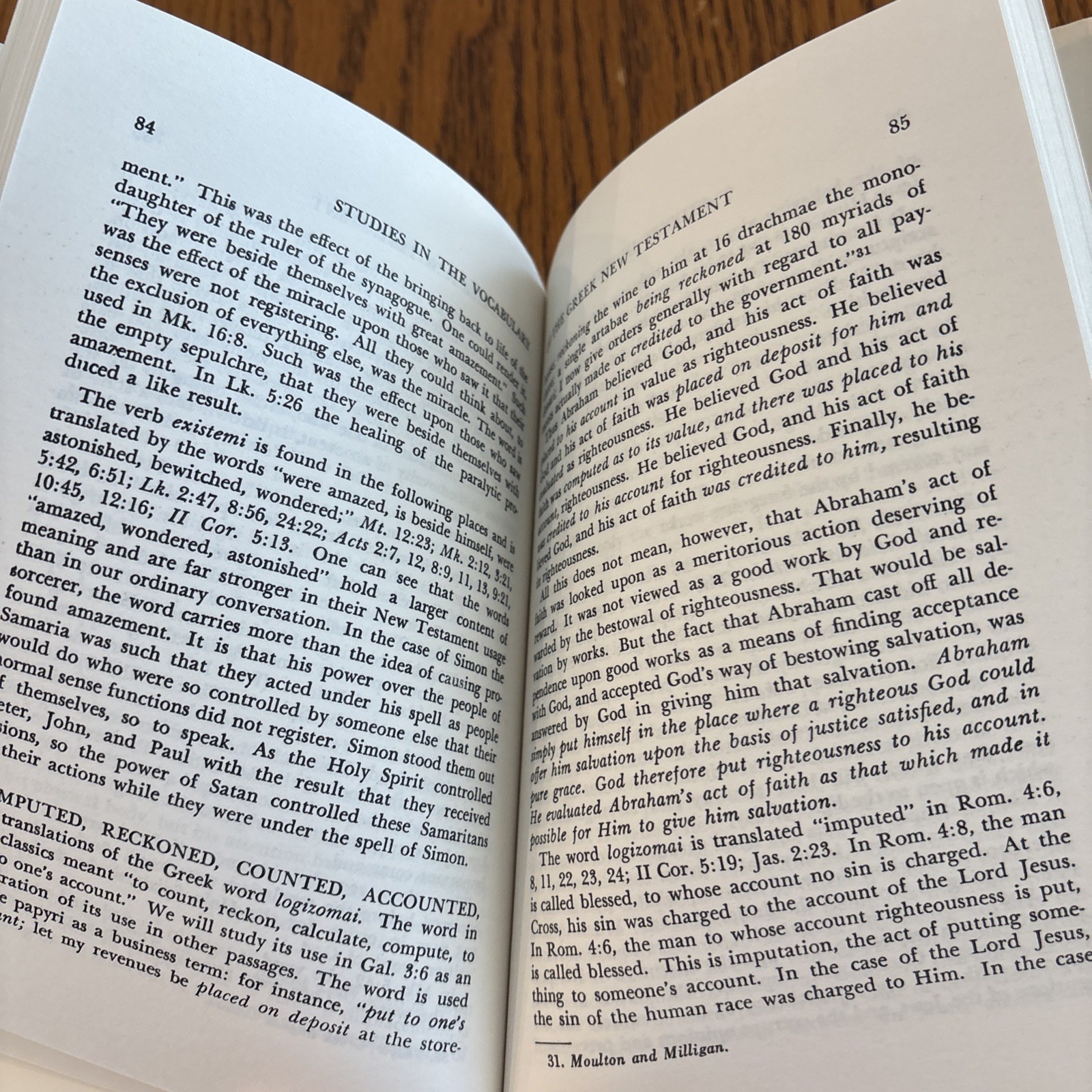 Studies In The Vocabulary Of The Greek New Testament By Kenneth S. Wuest PB