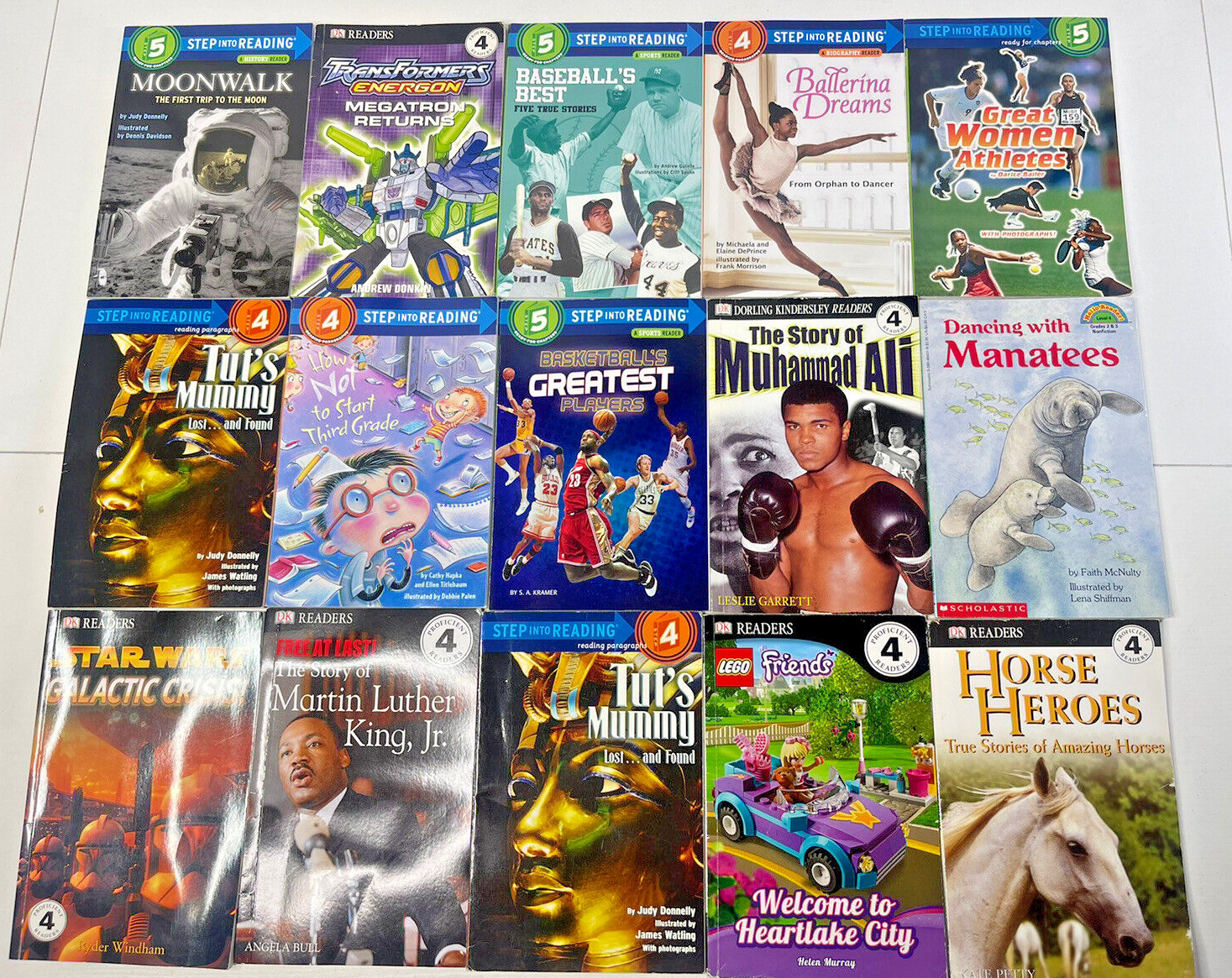 Random Lot of 10 Level 4/5 Step Into Reading | I Can Read | Learn To Read Unisex