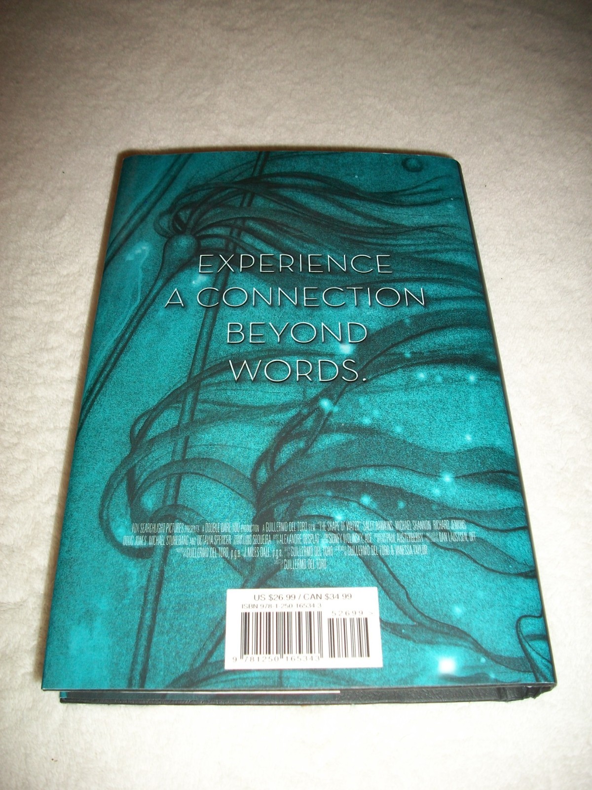THE SHAPE OF WATER HARDCOVER BY GUILLERMO DEL TORO & DANIEL KRAUS! FREE SHIP!