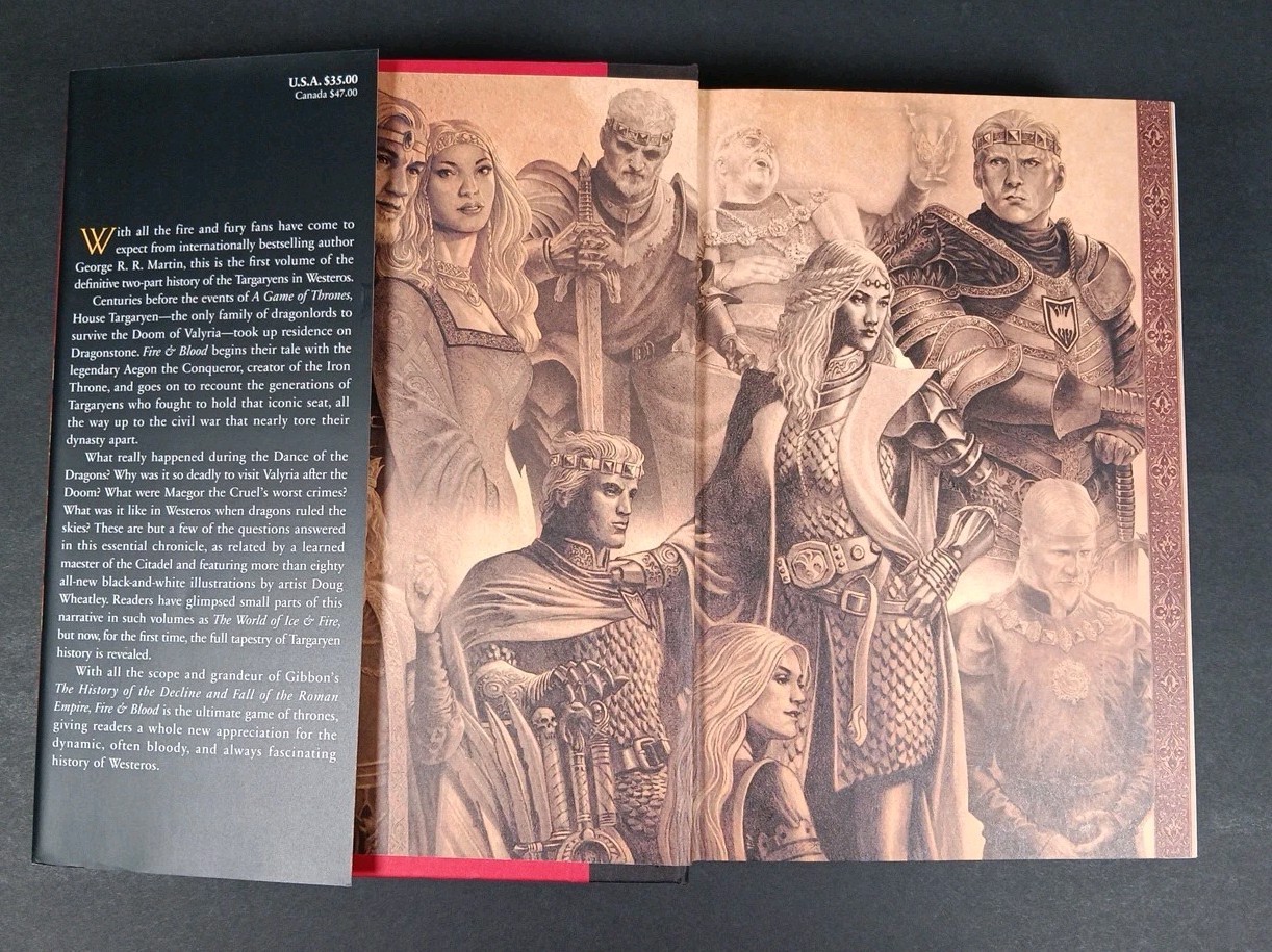 HC 1ST Fire & Blood 300 Years Before A Game of Thrones George R.R. Martin