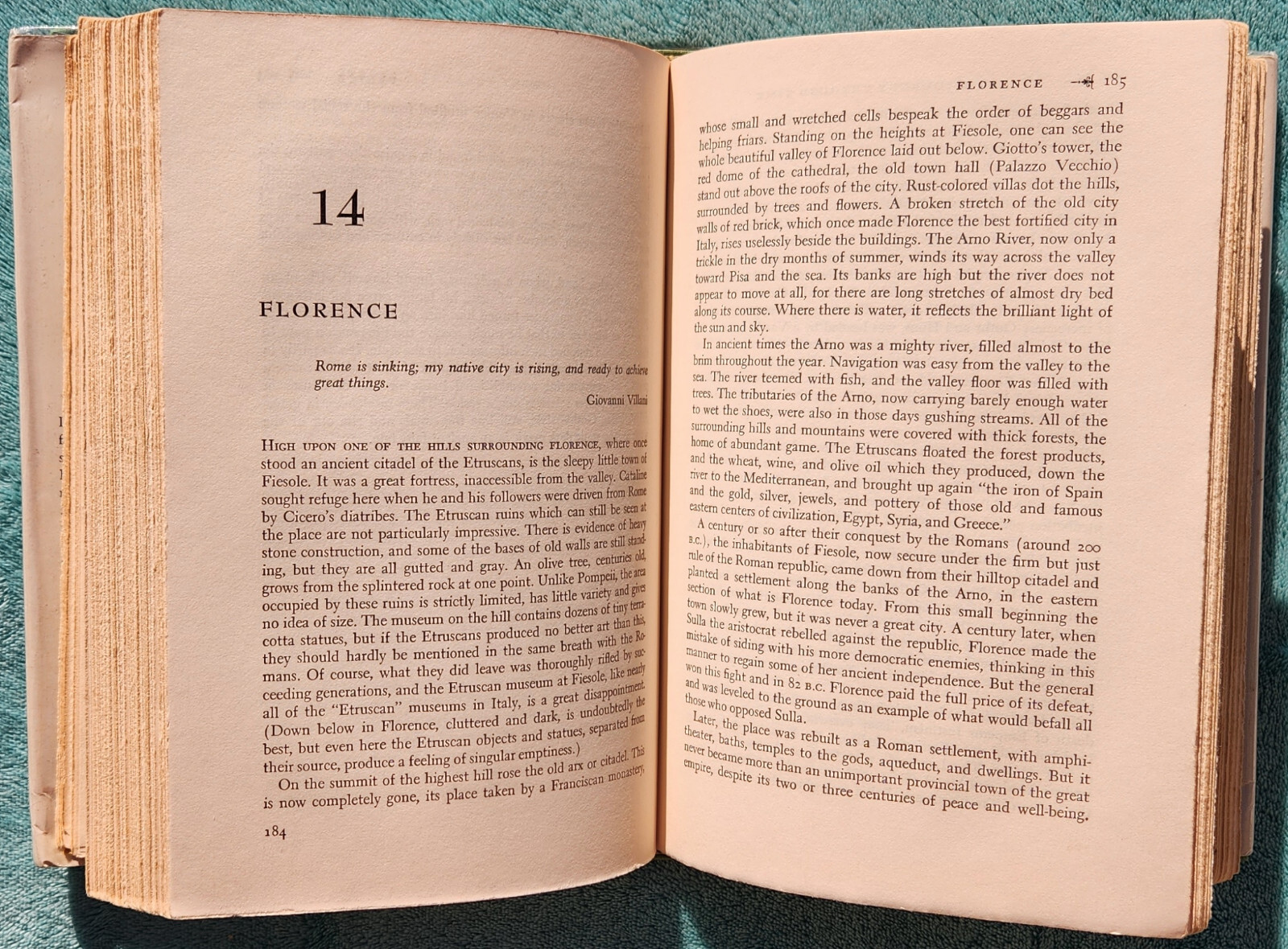 Italy A Journey Through Time 1965 1st Edition Hardcover 400 Pages – Library Copy