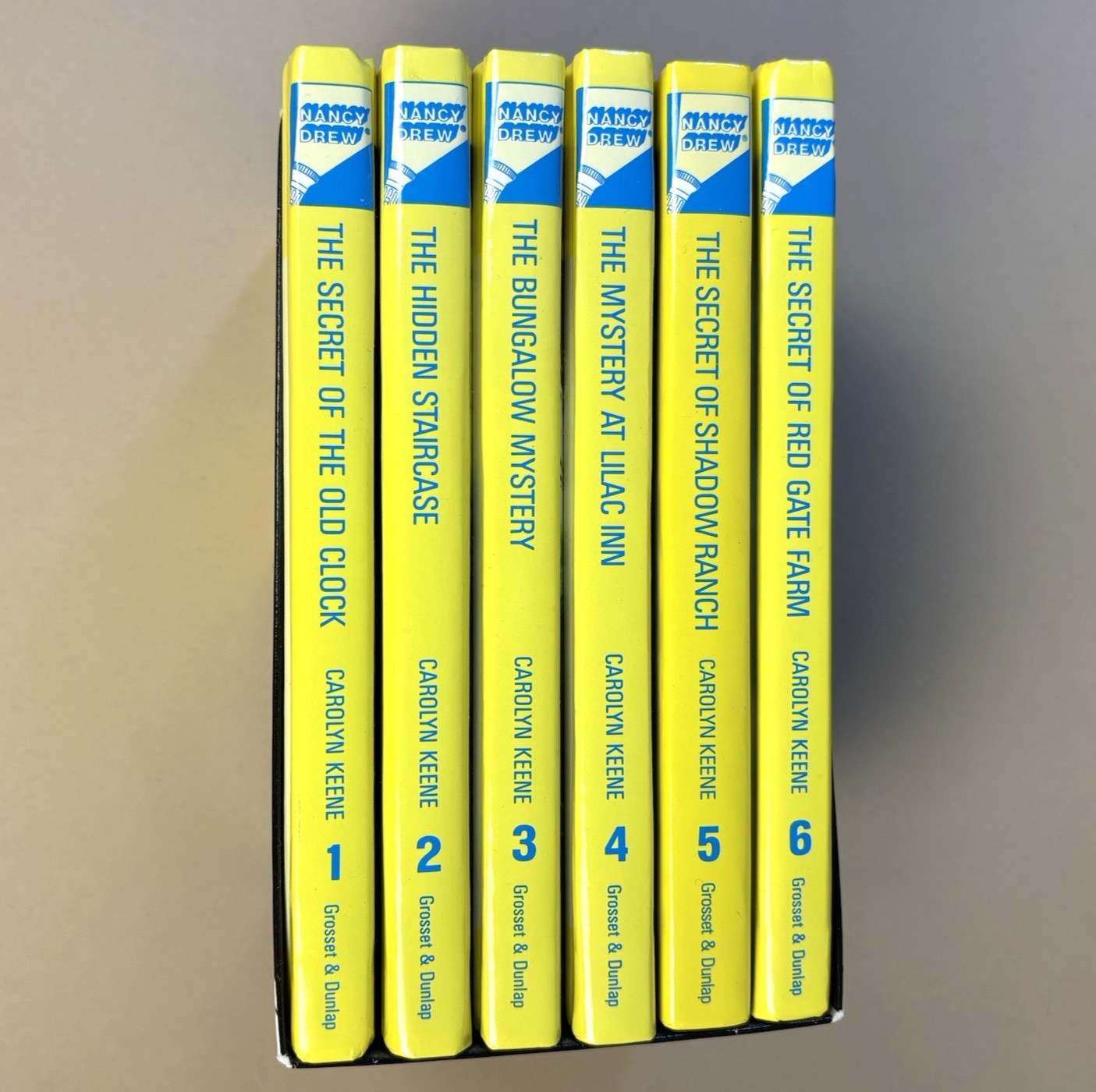Nancy Drew, Mystery Stories Hardback Starter Set – Books 1-6 Like-New