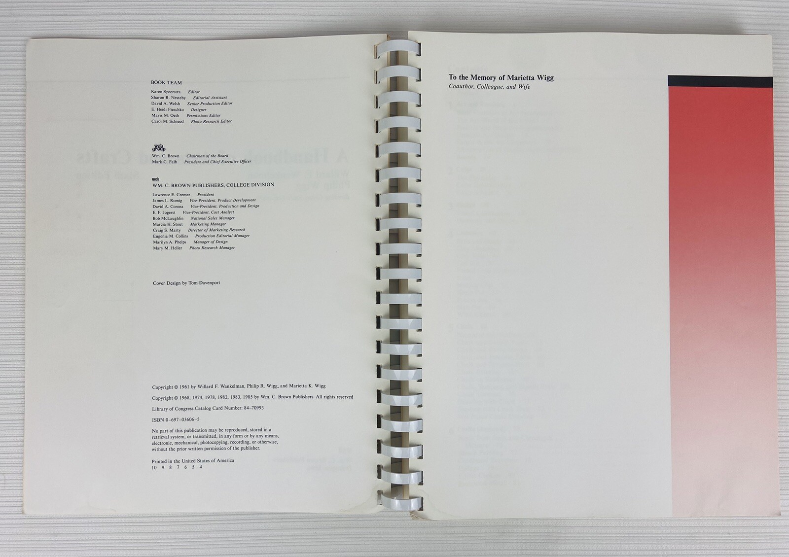 Vintage 1980’s Handbook of Arts & Crafts Book 350 Pages Spiral Bound Excellent