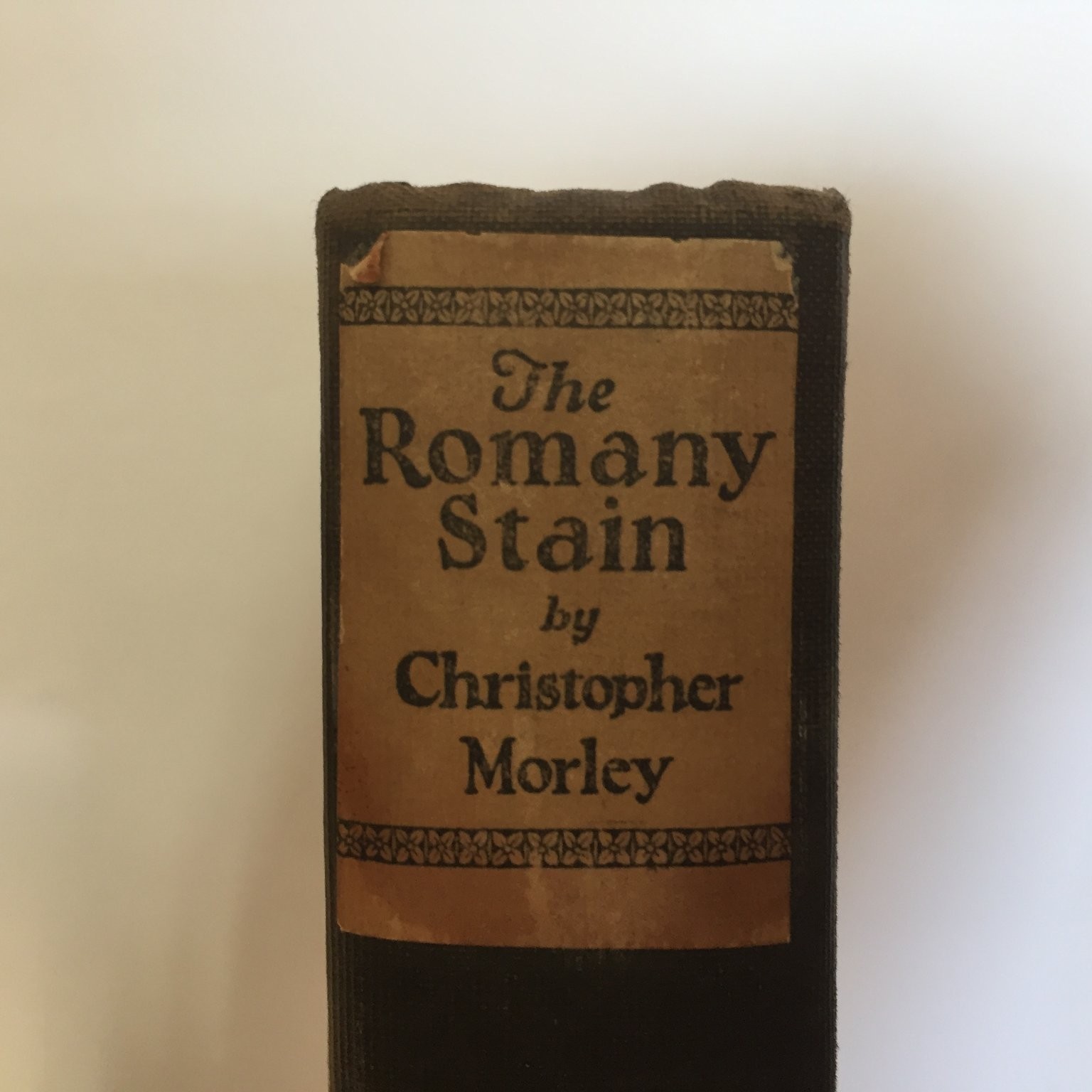 The Romany Stain Christopher Morley SIGNED 1927 Illustrated Travel Writing Book