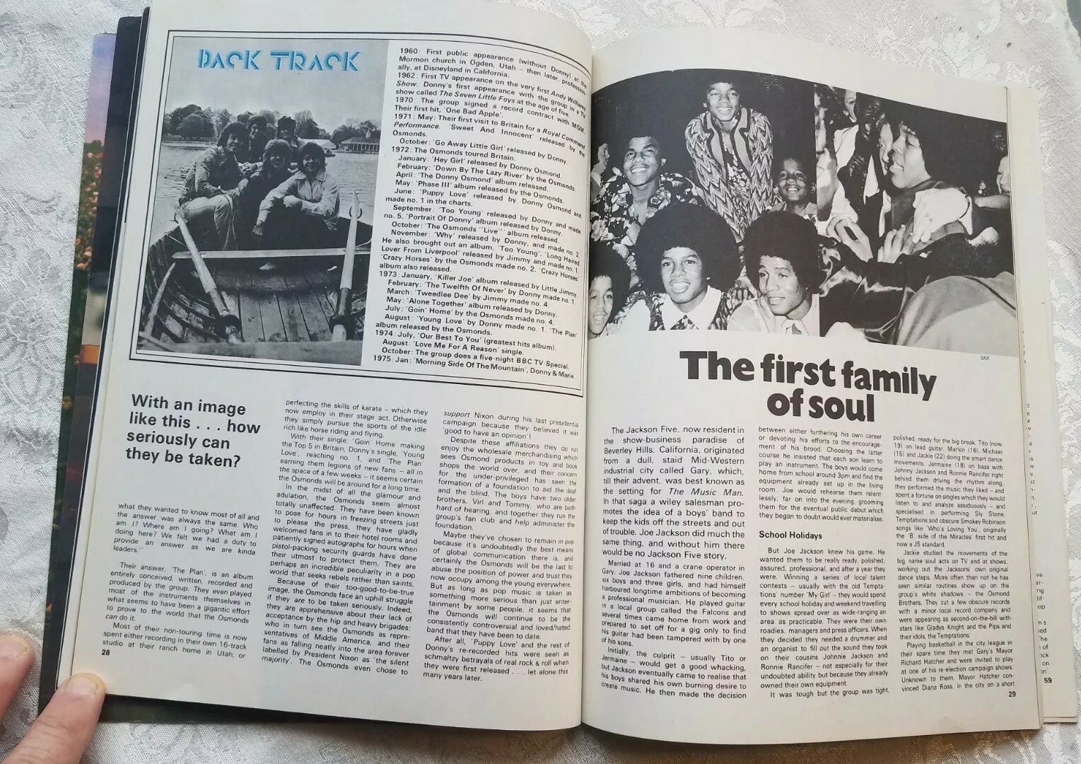 THE SUPERSTARS Rock Music Stars Book 1972 Vintage No. 1 First Issue
