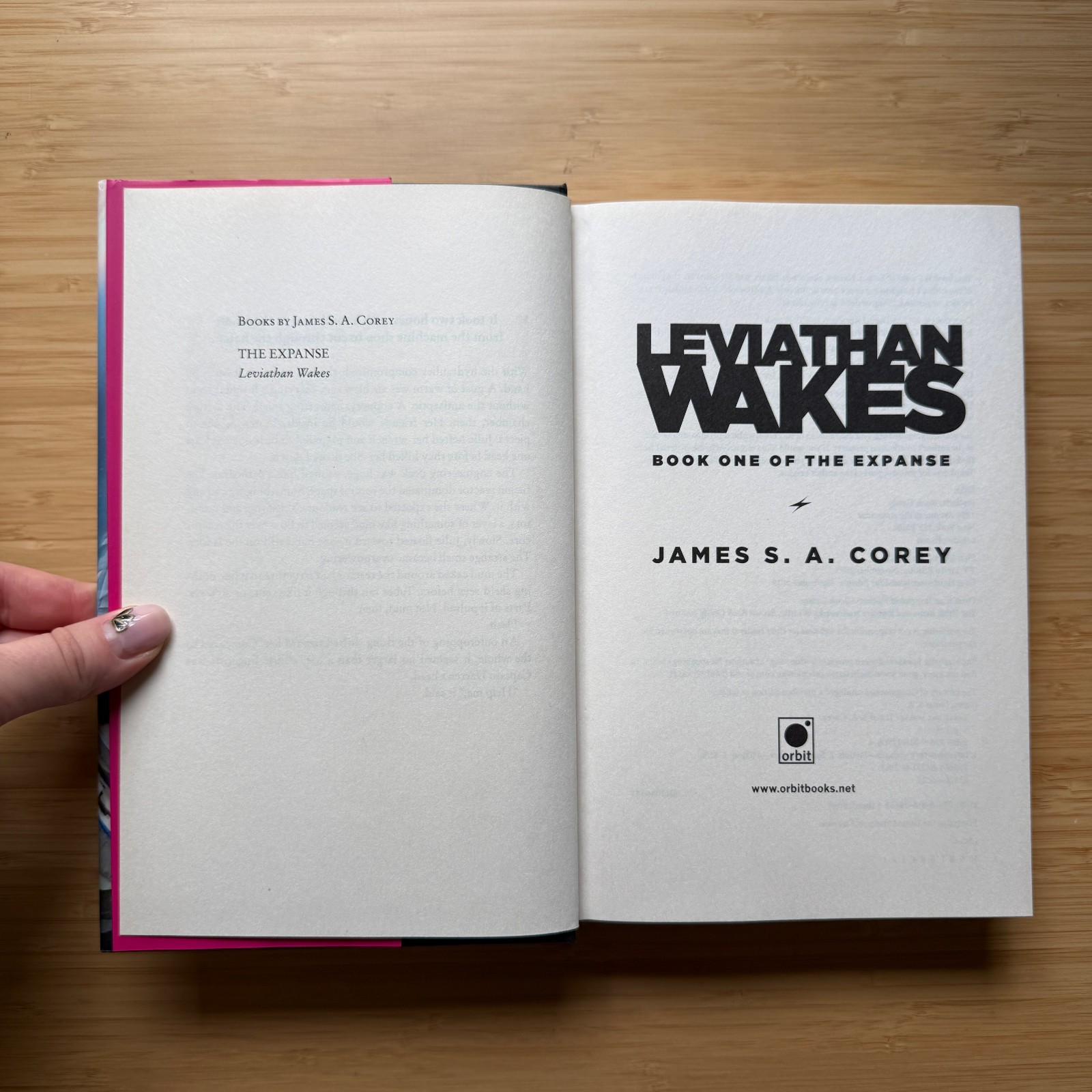 Expanse #1 Leviathan Wakes by S.A. Corey 2019 1st Printing Orbit Hardcover SF