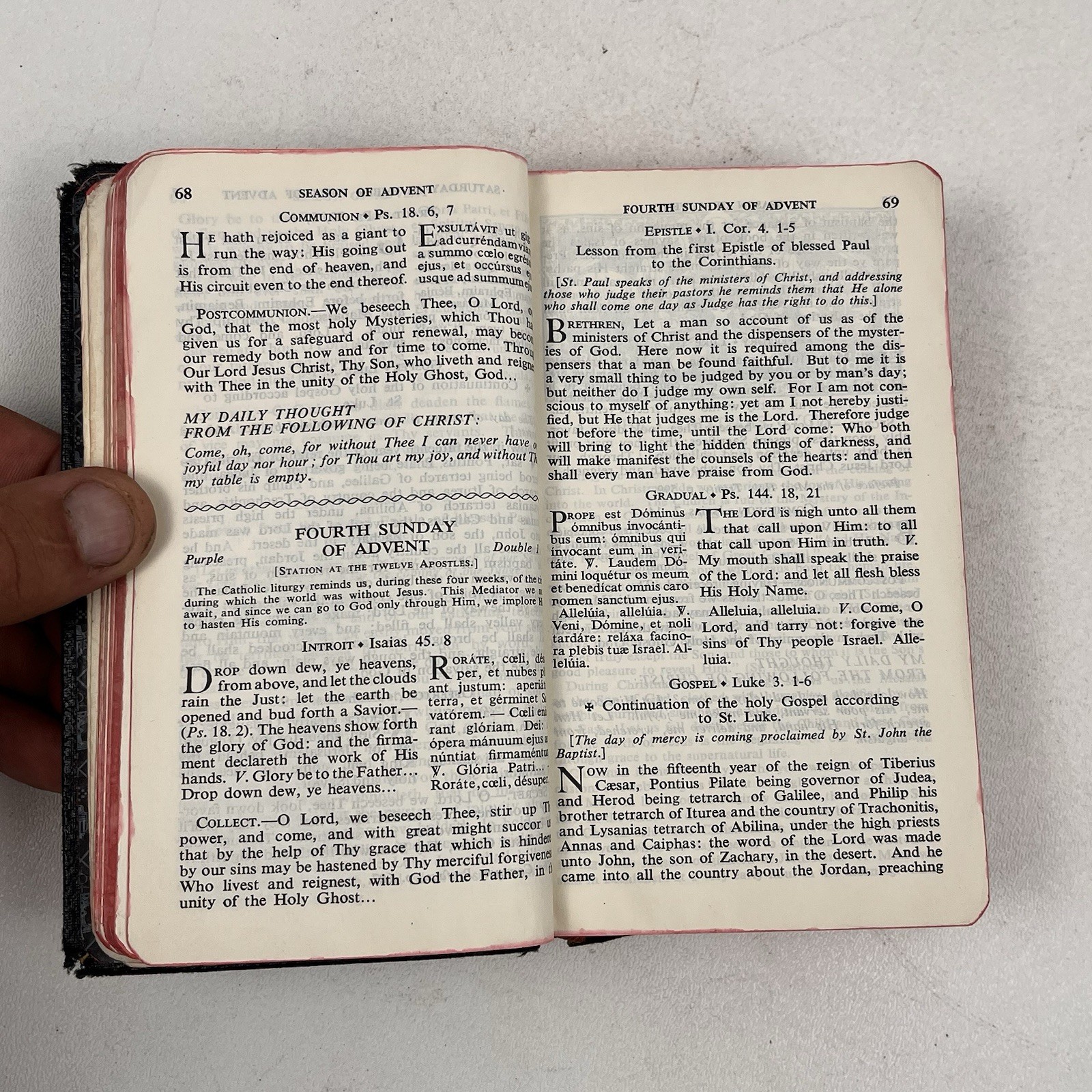 The New Marian Missal for Daily Mass Juergens 1957 Color Illustrations
