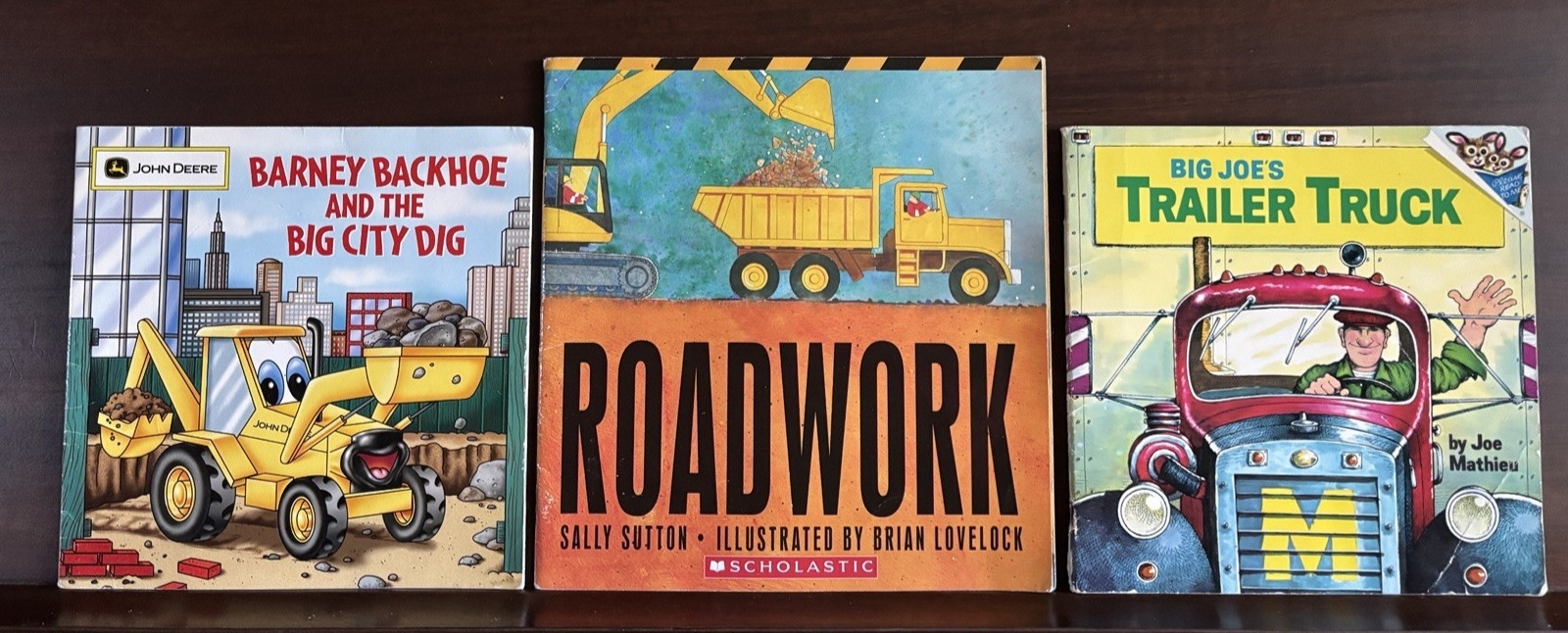 Tractors Trucks Construction Vehicles Lot 10 Kids Books Tonka John Deere