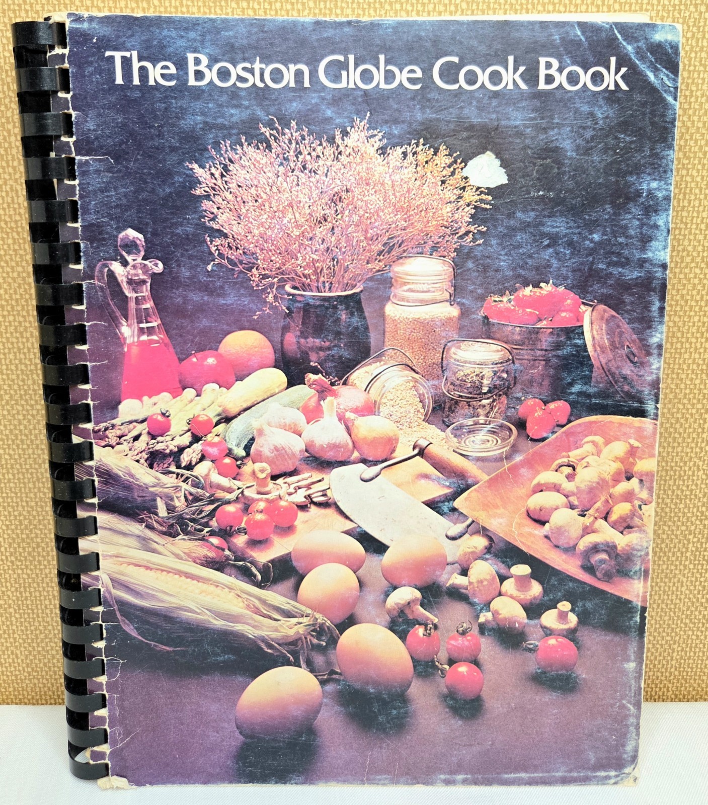 Vintage 1974 Boston Globe Cook Book Cookbook New England Recipes Spiral-bound