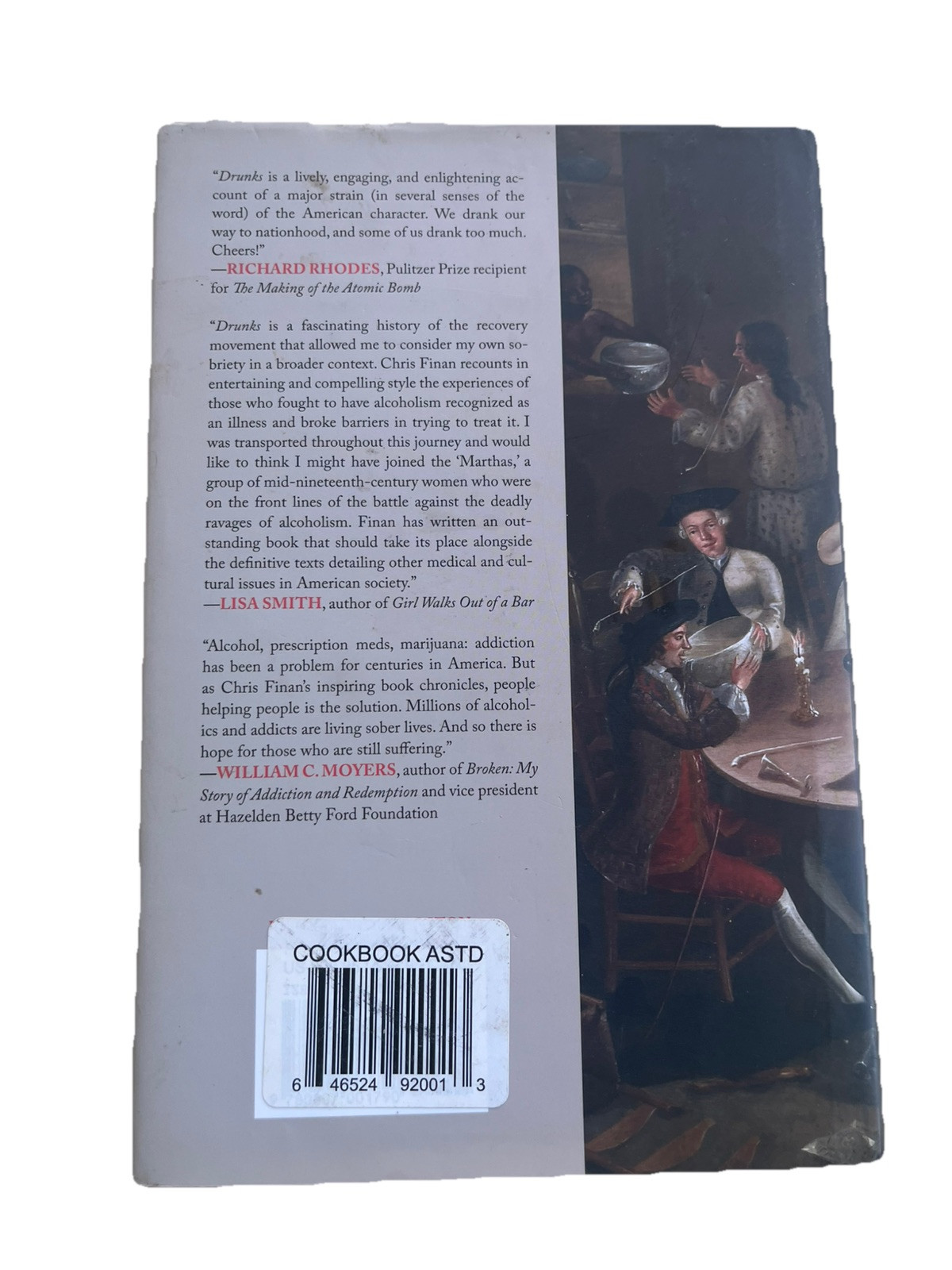 Drunks: An American History by Christopher M Finan HC 1st Ed 2017 Very Good