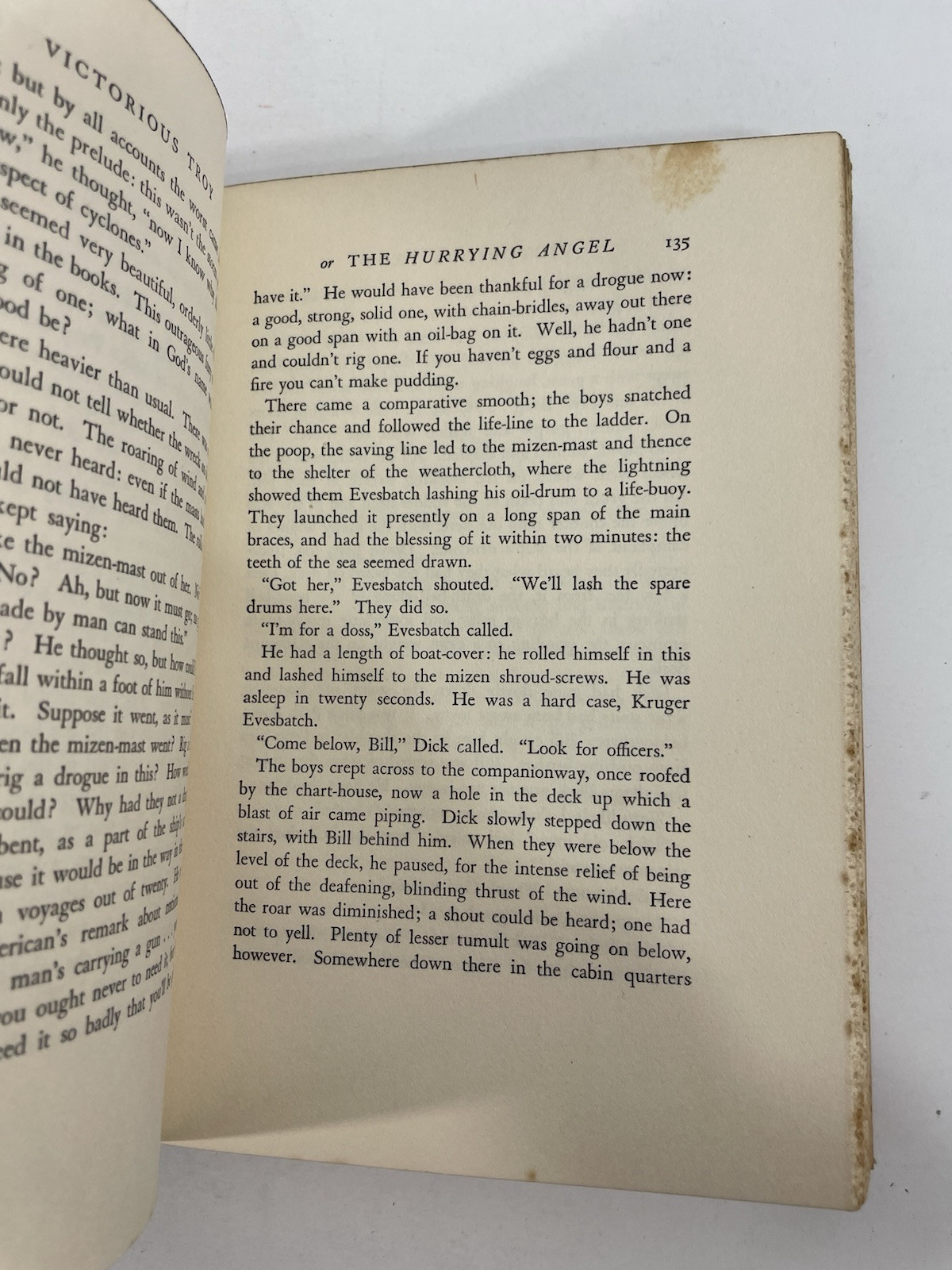 John Masefield VICTORIOUS TROY Macmillan Company 1935 HC