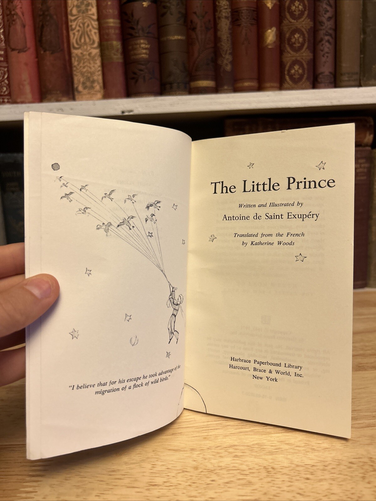 The Little Prince by Antoine De Saint-Exupéry Paperback 1971 HPL