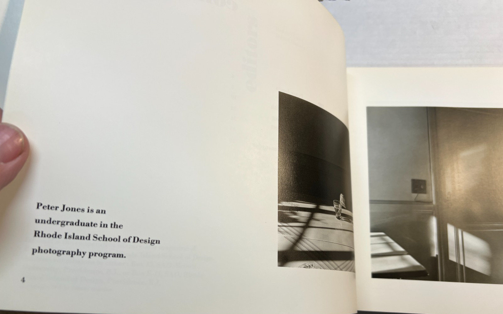 Ishmael Brown RISD Literary Magazine Photography Issue 1972-73