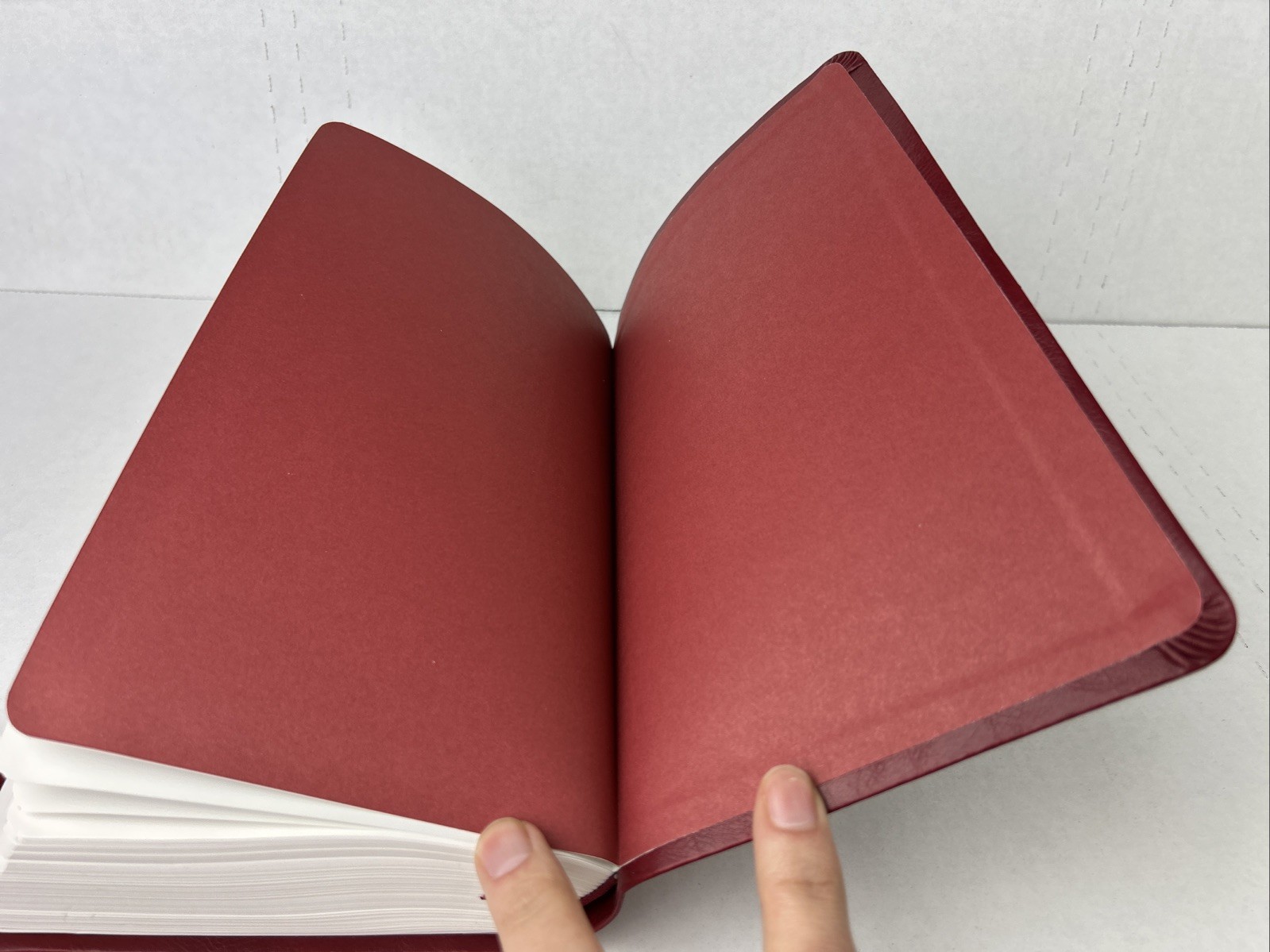 NKJV Holy Bible New King James Version Red Leather-Soft GIANT PRINT Reference