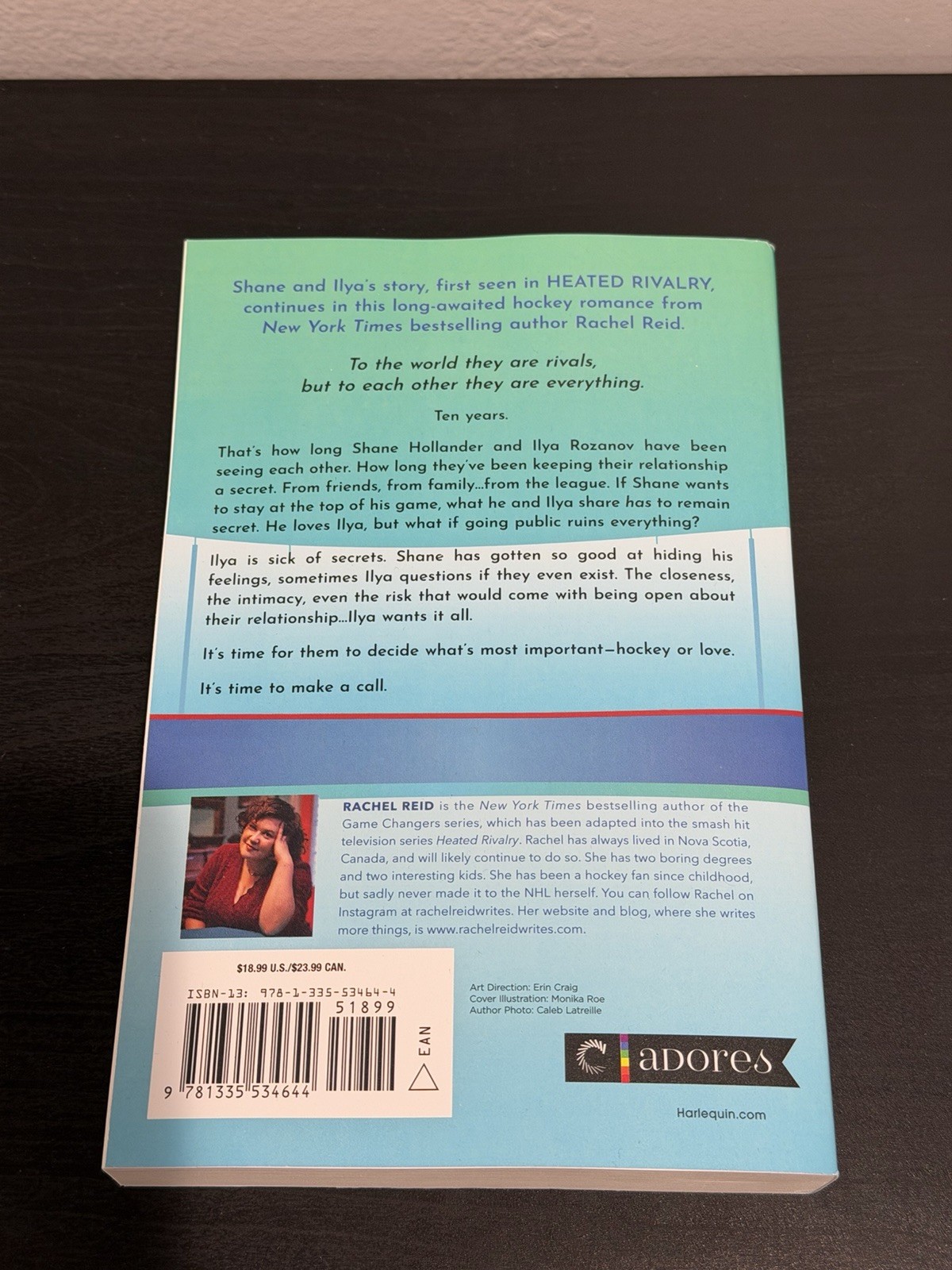 *AUTOGRAPHED* The Long Game SIGNED by Rachel Reid – BRAND NEW!