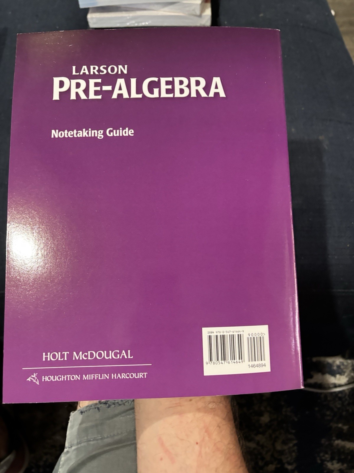 Holt McDougal Larson Pre-Algebra: Student’s Notetaking Guide