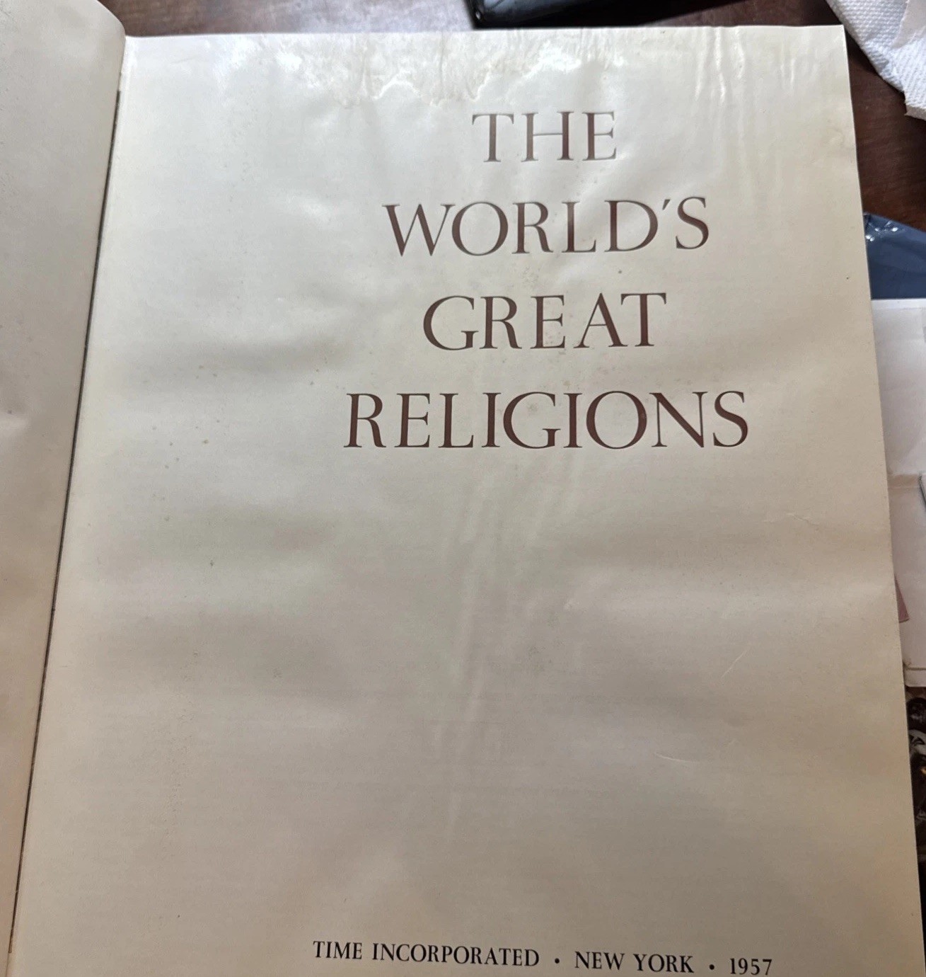 Vtg 1957 Book LIFE „The World’s Great Religions“ Time Incorporated