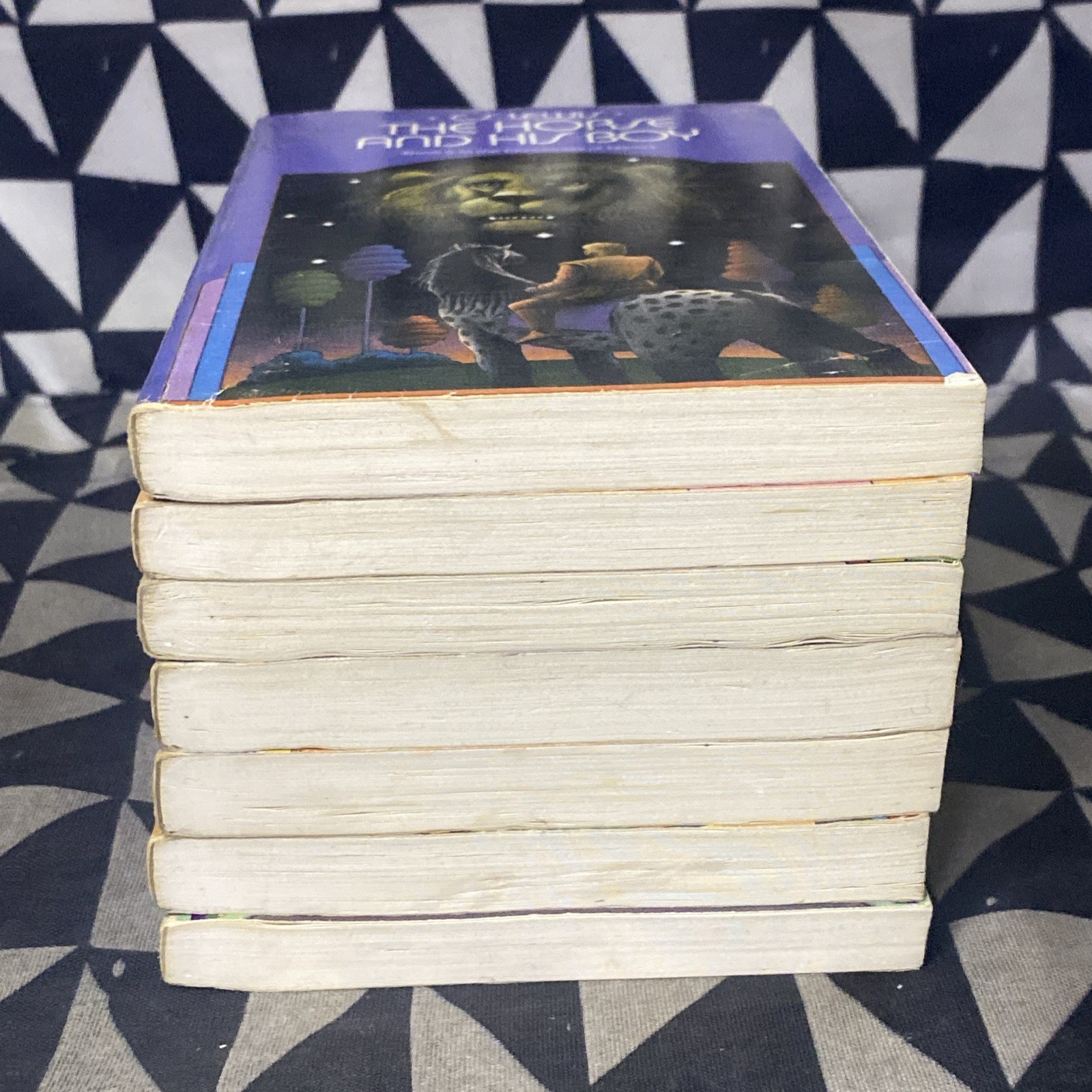 The Chronicles of Narnia Vintage Collier 1977 Box Set by C.S. Lewis Paperback