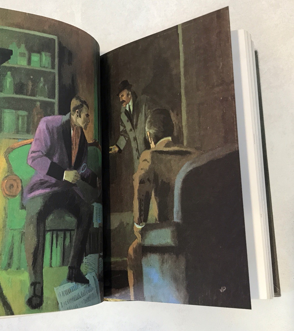 1965 Adventures Of Sherlock Holmes A Golden Illustrated Classic A Conan Doyle