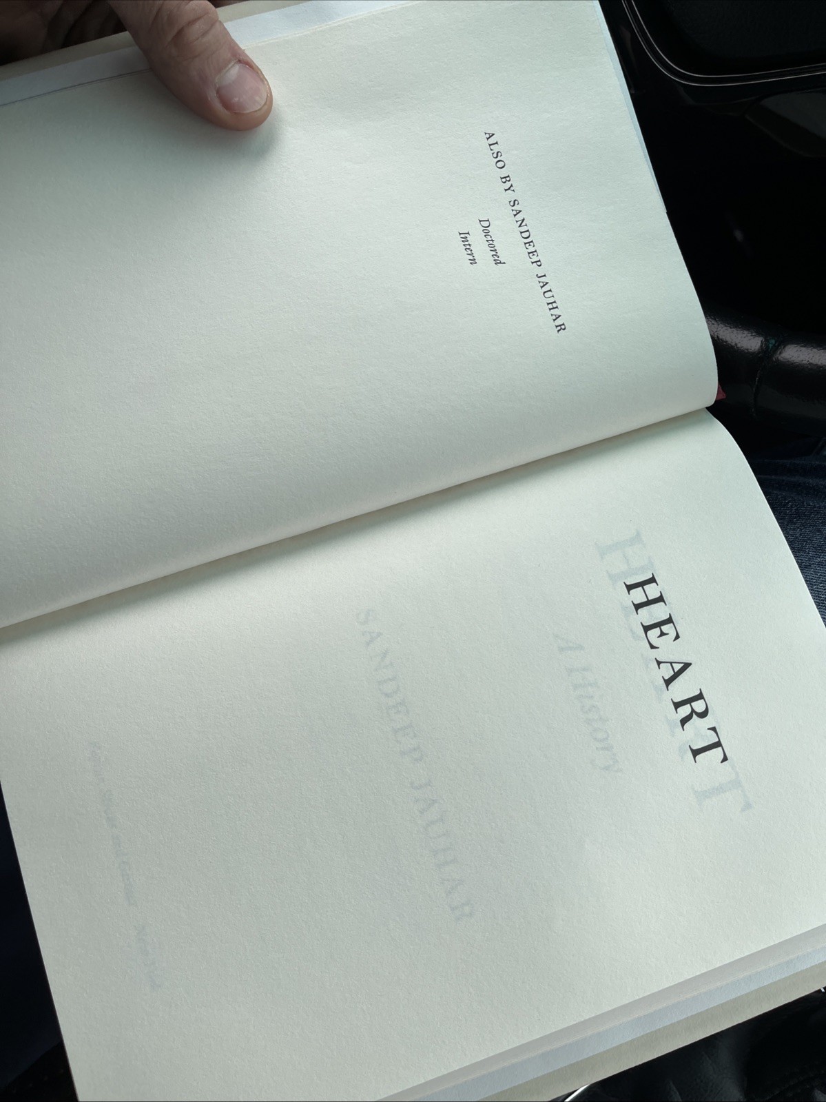 Heart: A History by Sandeep Jauhar (2018, Hardcover) 1st edition