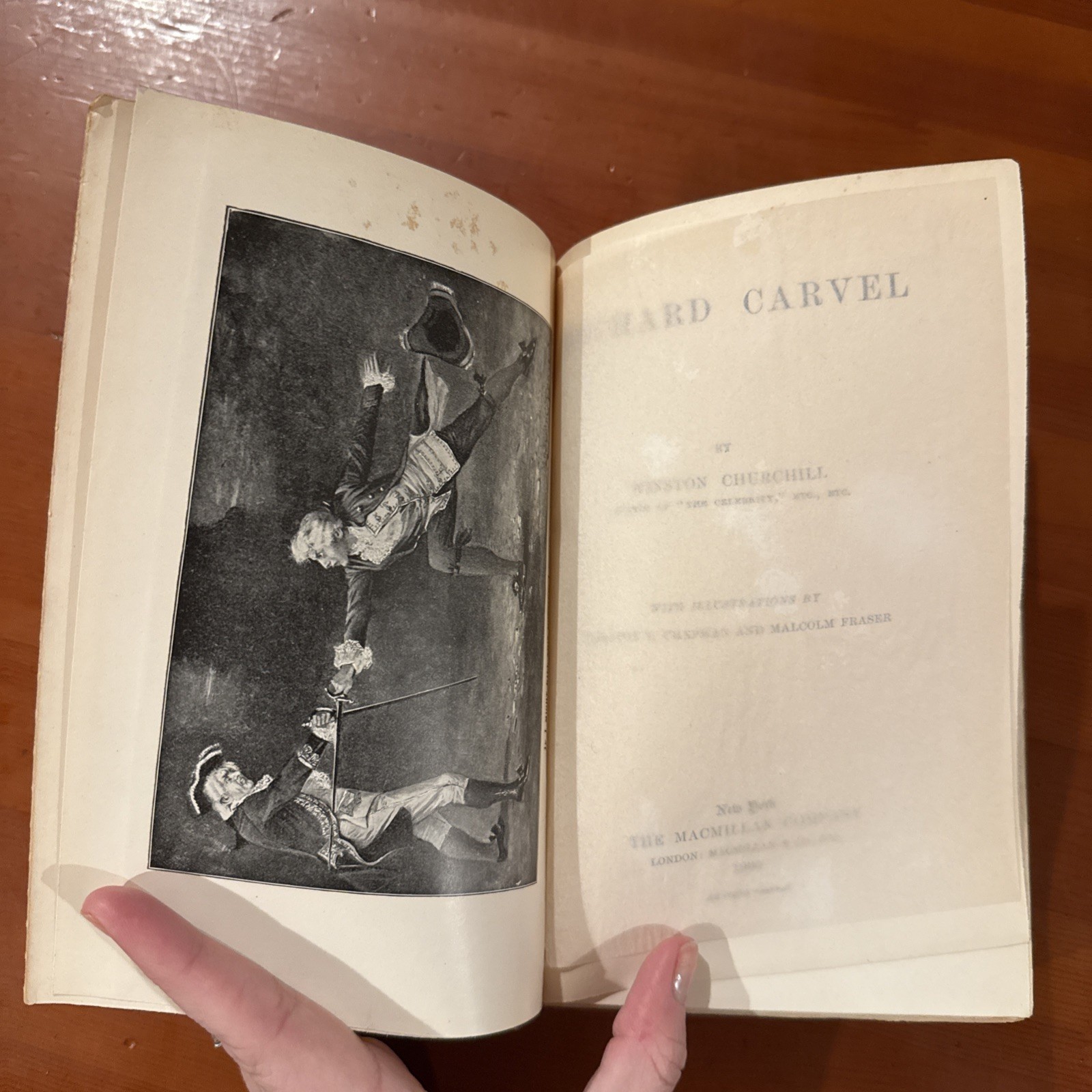 Richard Carvel by Winston Churchill, 1900 The Macmillan Company