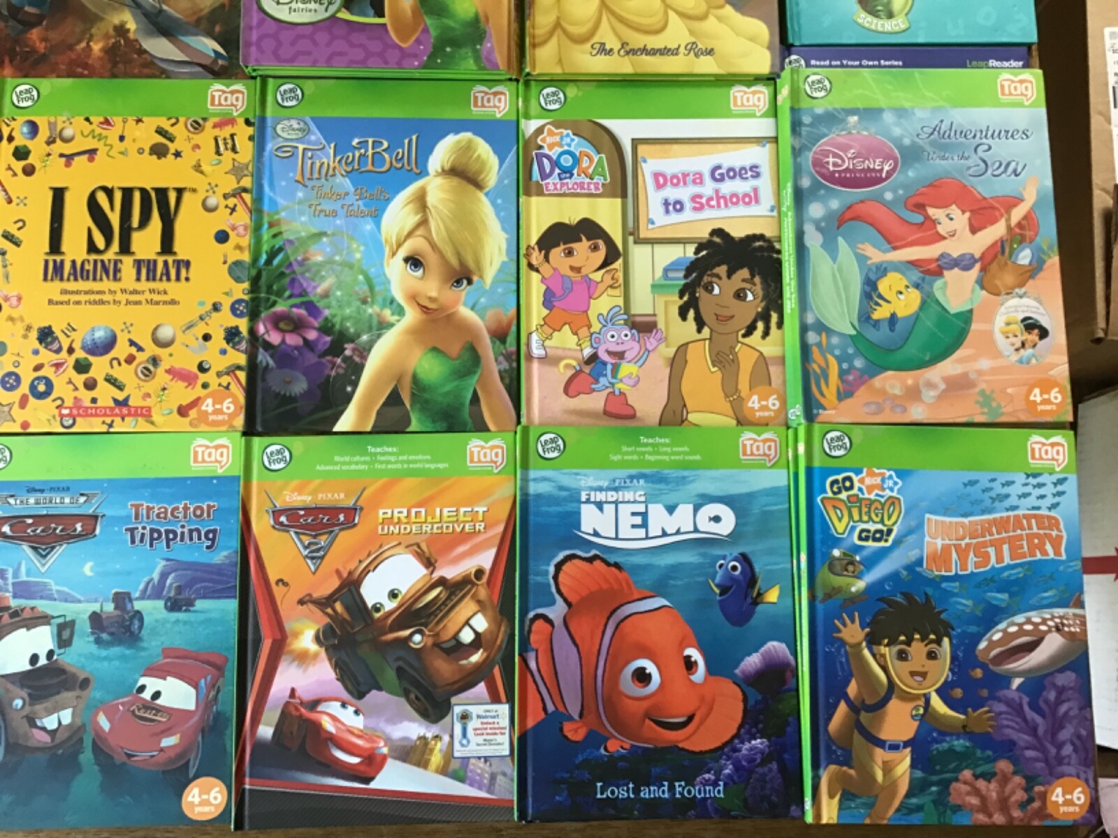 Leap frog leap reader Tag books – Your choice