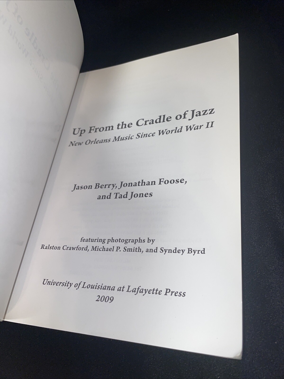Up from the Cradle of Jazz : New Orleans Music – Berry Foose Jones – Hardcover