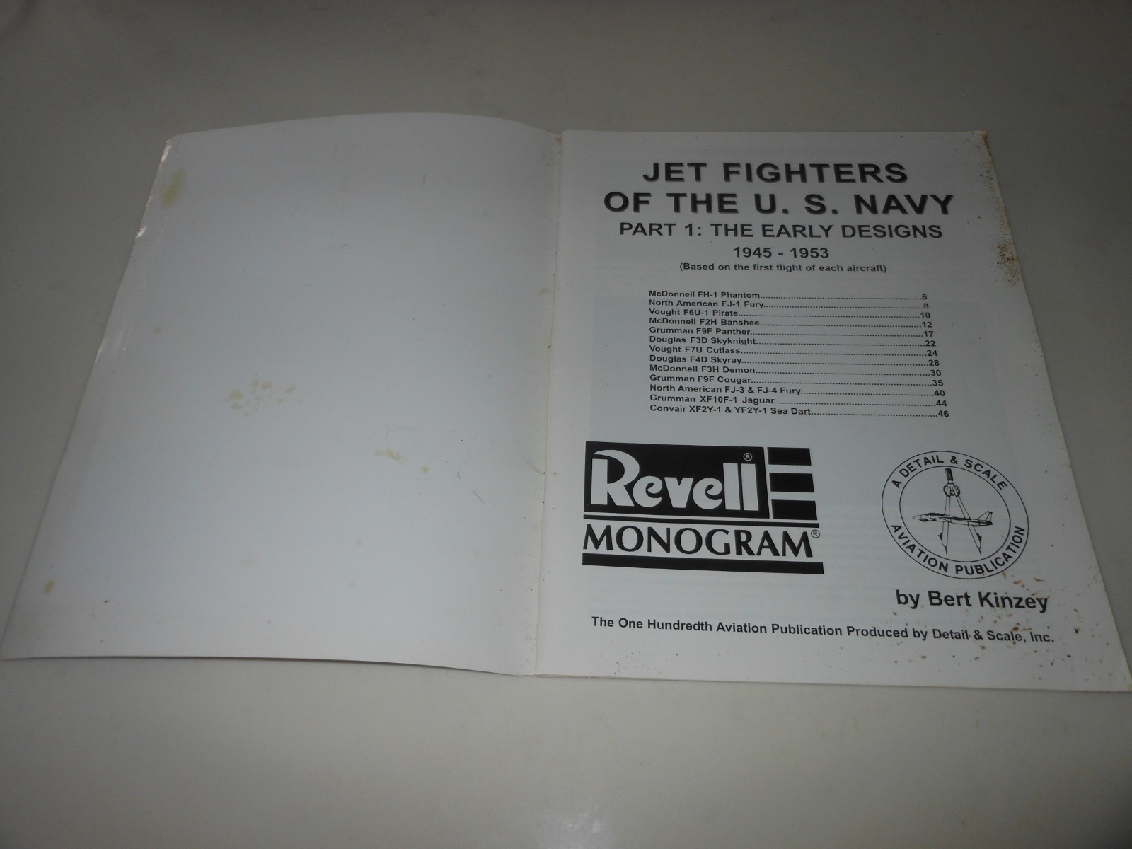 2002 Jet Fighters of the U.S. Navy Part 1. Early Designs – Revell / Bert Kinzey