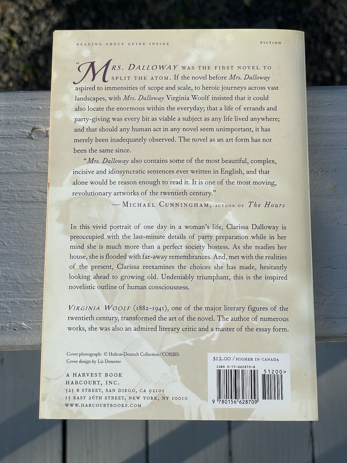 Mrs. Dalloway Virginia Woolf Paperback Novel Book 20th C. Author