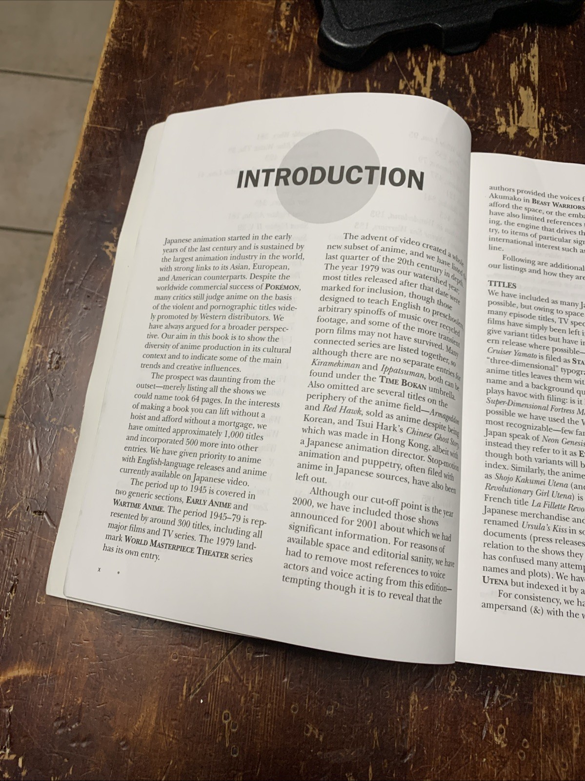 The Anime Encyclopedia- A Guide To Japanese Animation Book