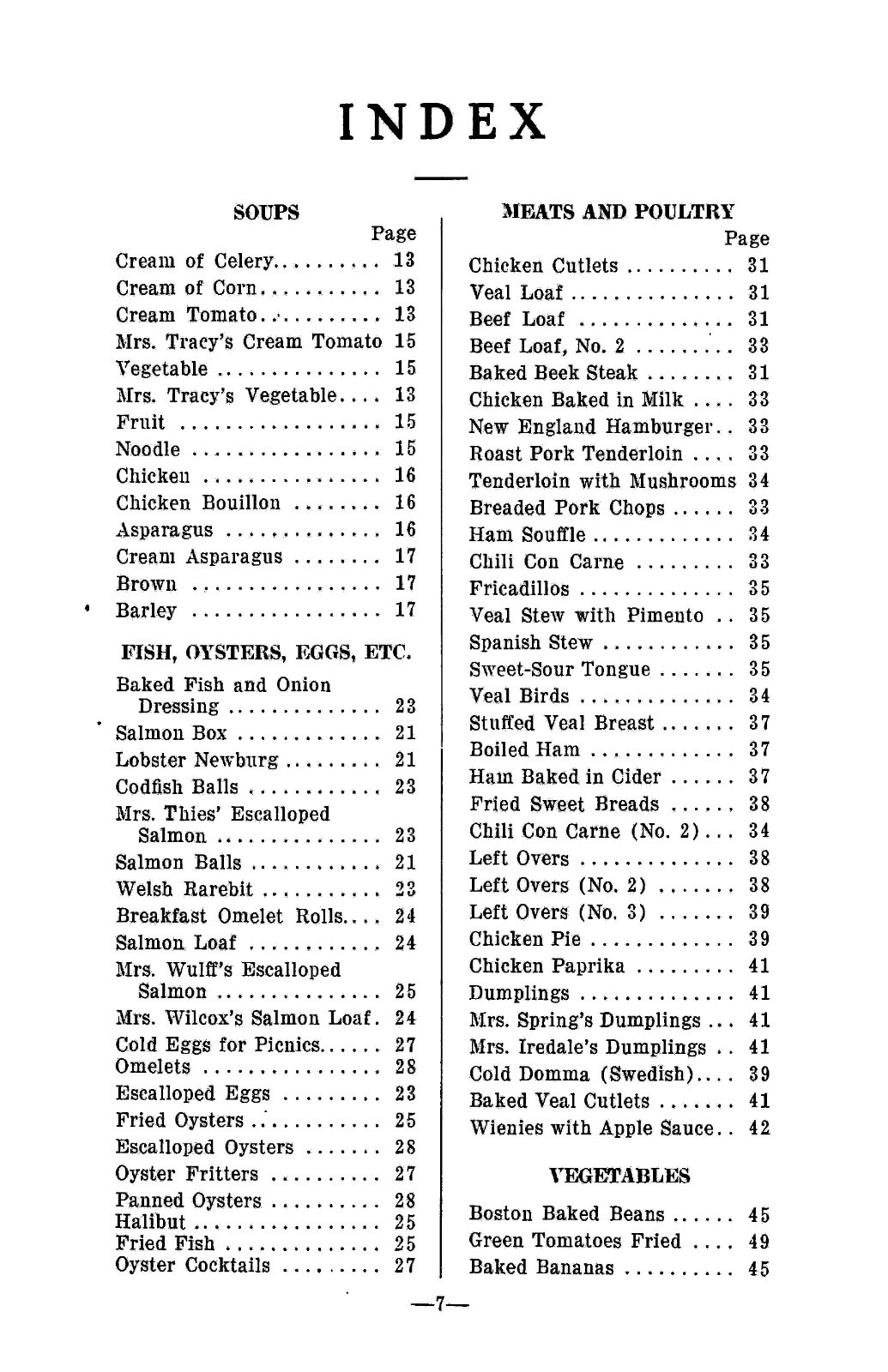 1915 Benson Woman’s Club Vintage Cook Book 175 Pages