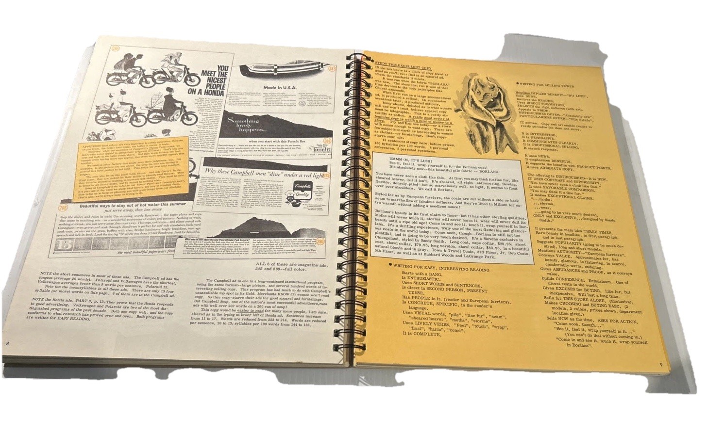 ADVERTISING MASTERY by Clyde Bedell – C. 1996 Lrg. Format – Spiral Bound RARE!!!