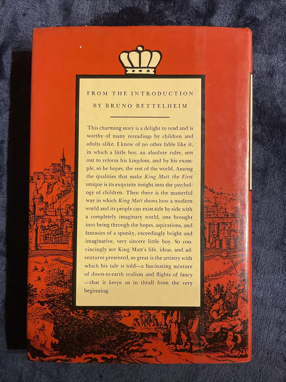 Janusz Korczak: King Matt the First HCDJ First Ed Farrar Straus Giroux 1986