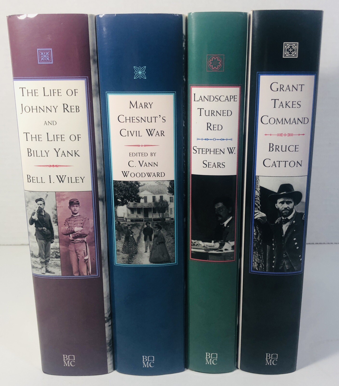 4 Essential Classics Civil War Grant Battle Antietam Red Yank Mary Chestnut Book